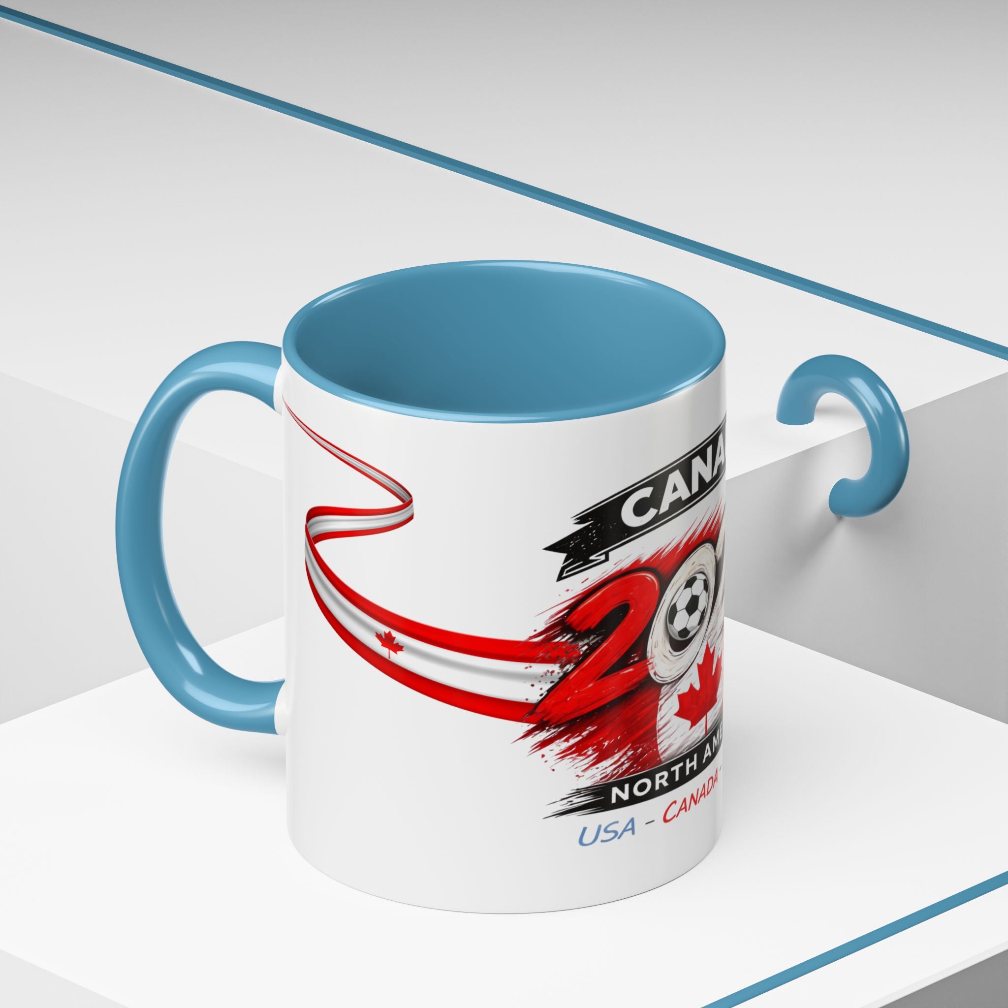 Canada 2026 Soccer Cup Mug — North America USA-Canada-Mexico Cup Coffee Mug