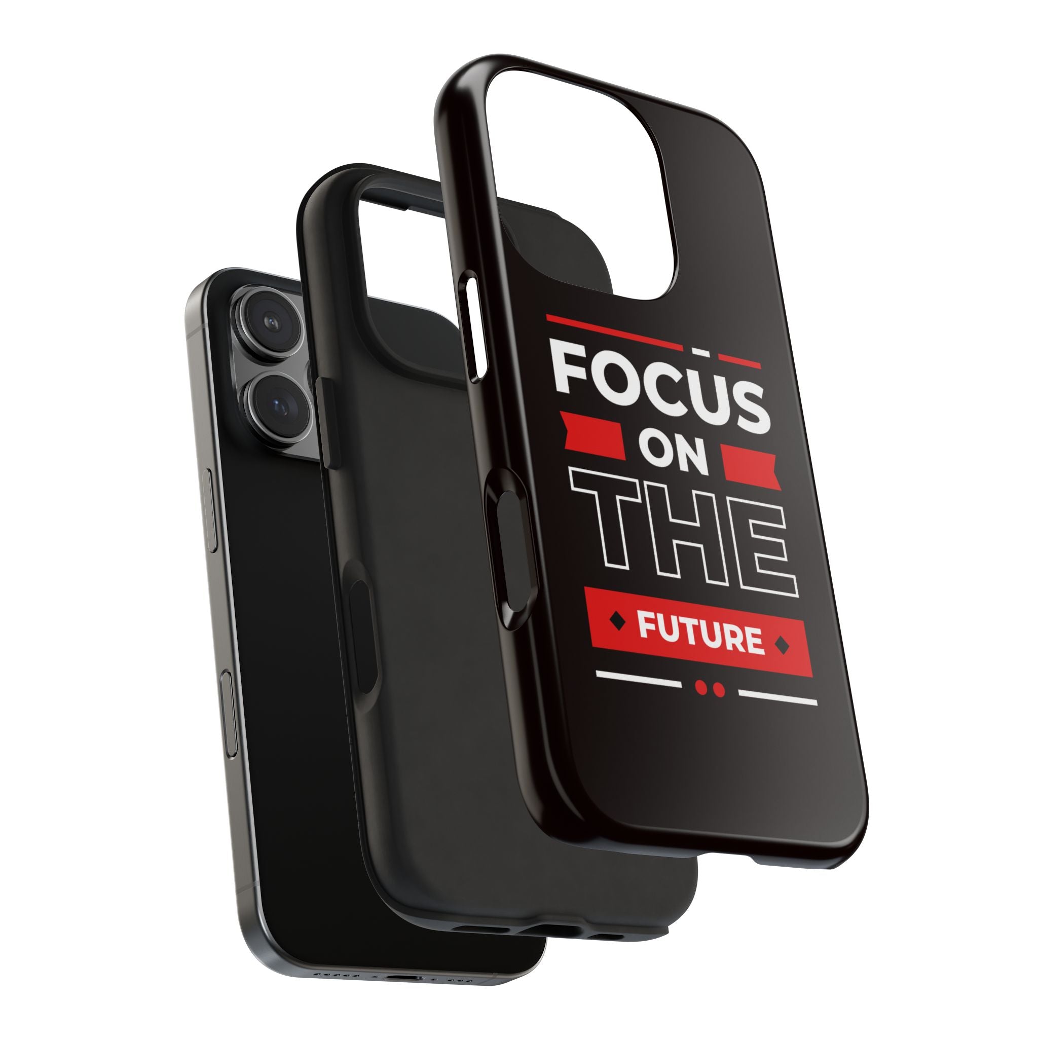 Focus on the Future Tough Phone Case — Motivational Protective Phone Cover