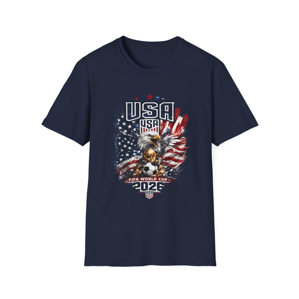USA Eagle Graphic T-Shirt — Patriotic 2026 American Flag Design