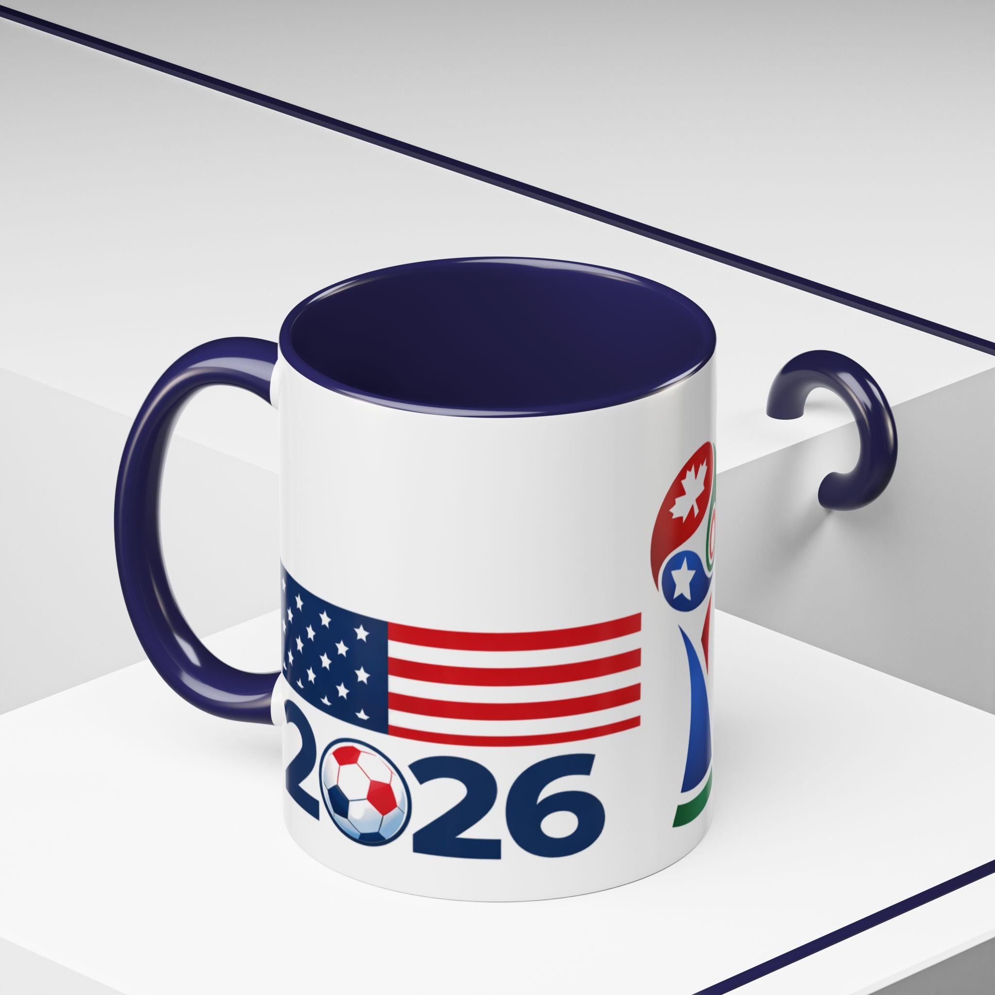 2026 cup USA+Canada Soccer Coffee Mug — 11/15oz Accent