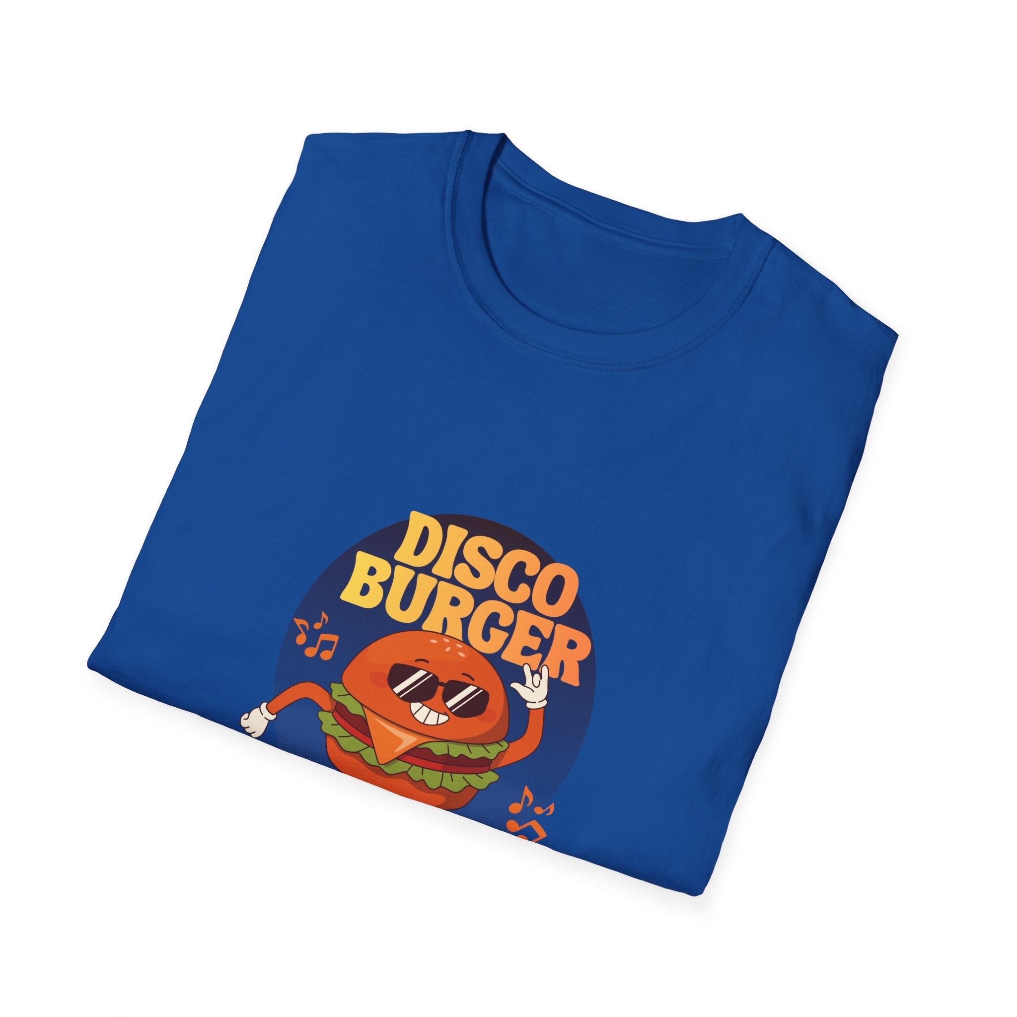 Disco Burger T-Shirt — Retro Dancing Burger Graphic Tee
