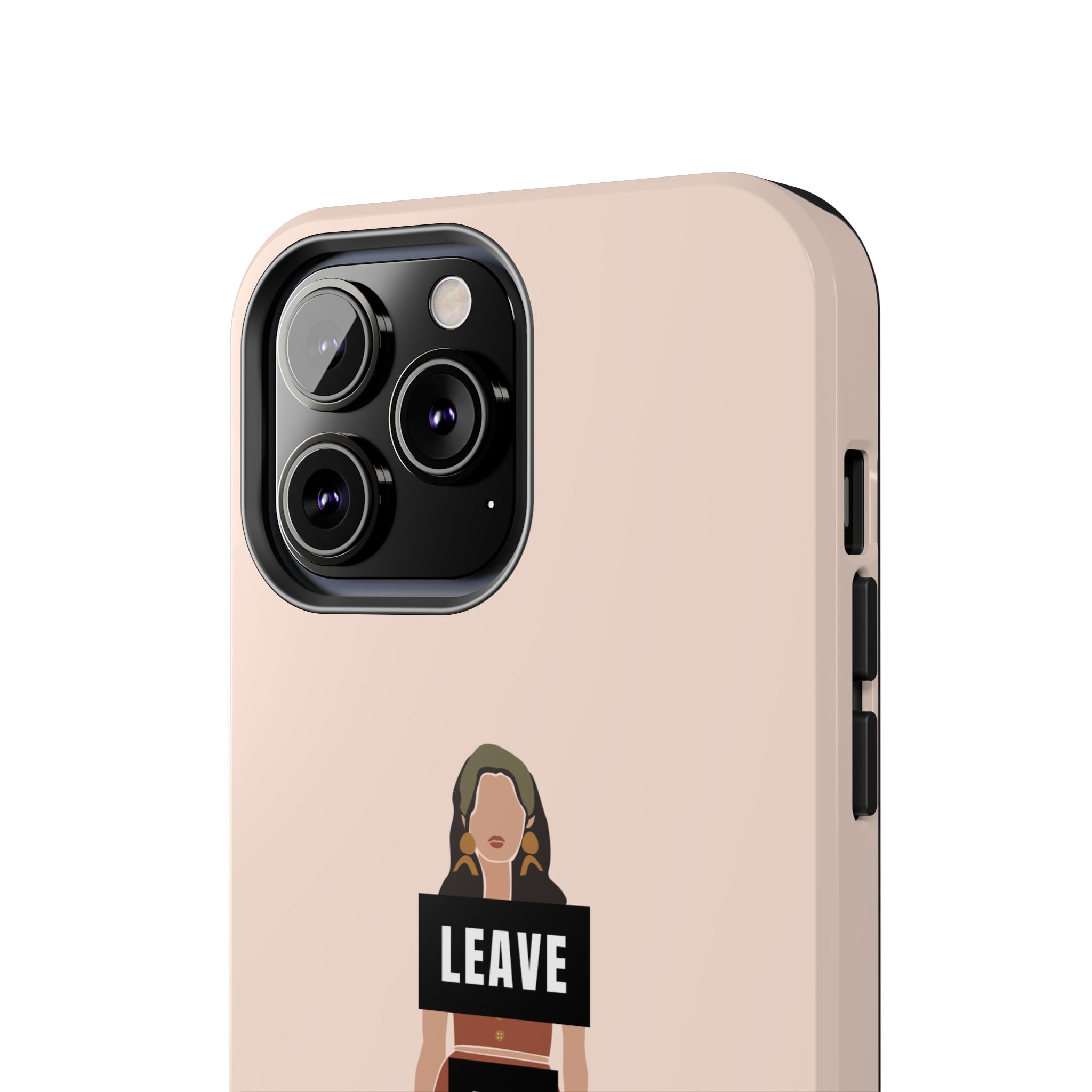 Leave Me Alone Phone Case — Tough Protective iPhone Case with Bold Statement Design