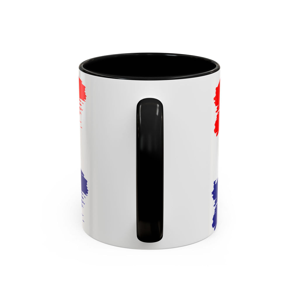 Croatia 2026 Accent Coffee Mug – Red White Blue Crest Soccer Fan Gift