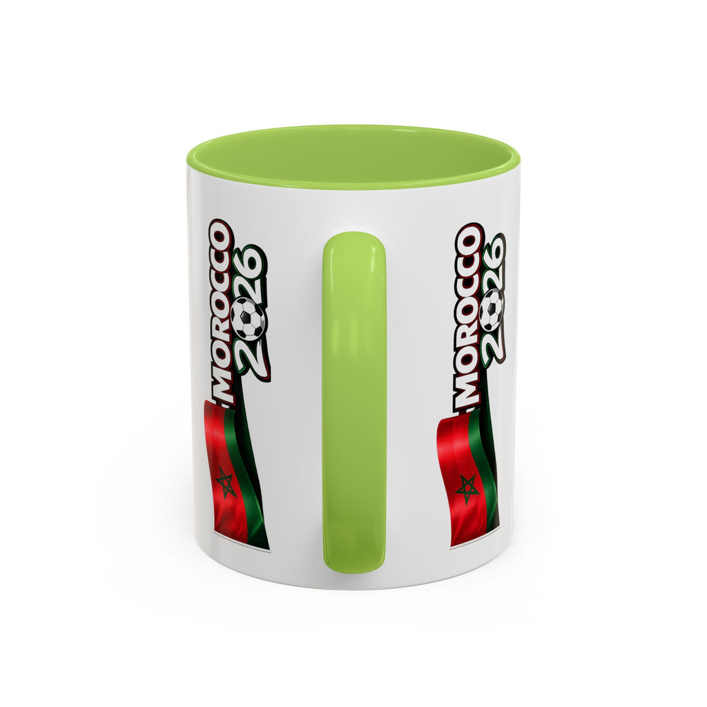 Morocco Coat of Arms Accent Coffee Mug – Moroccan Flag 11/15oz
