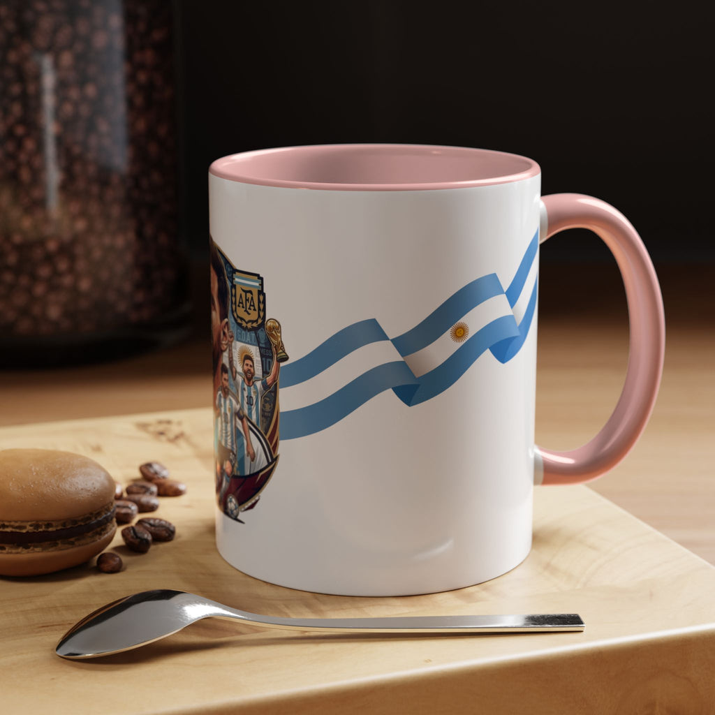 Argentina Soccer Player Coffee Mug – National Flag Accent