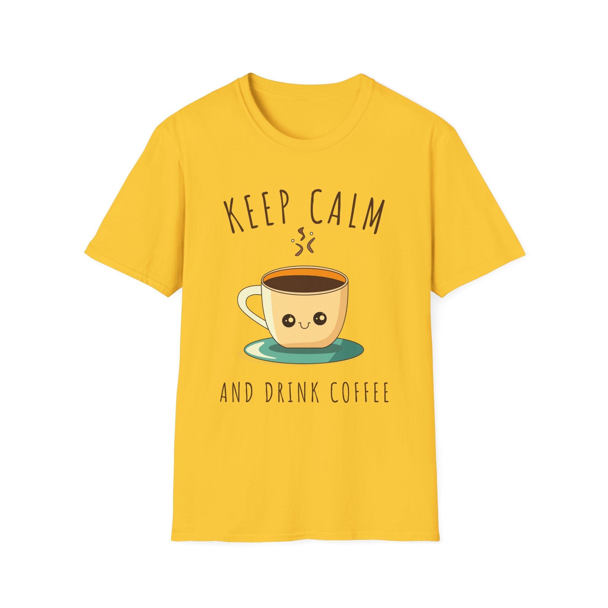 Keep calm & drink coffee Unisex Softstyle T-Shirt