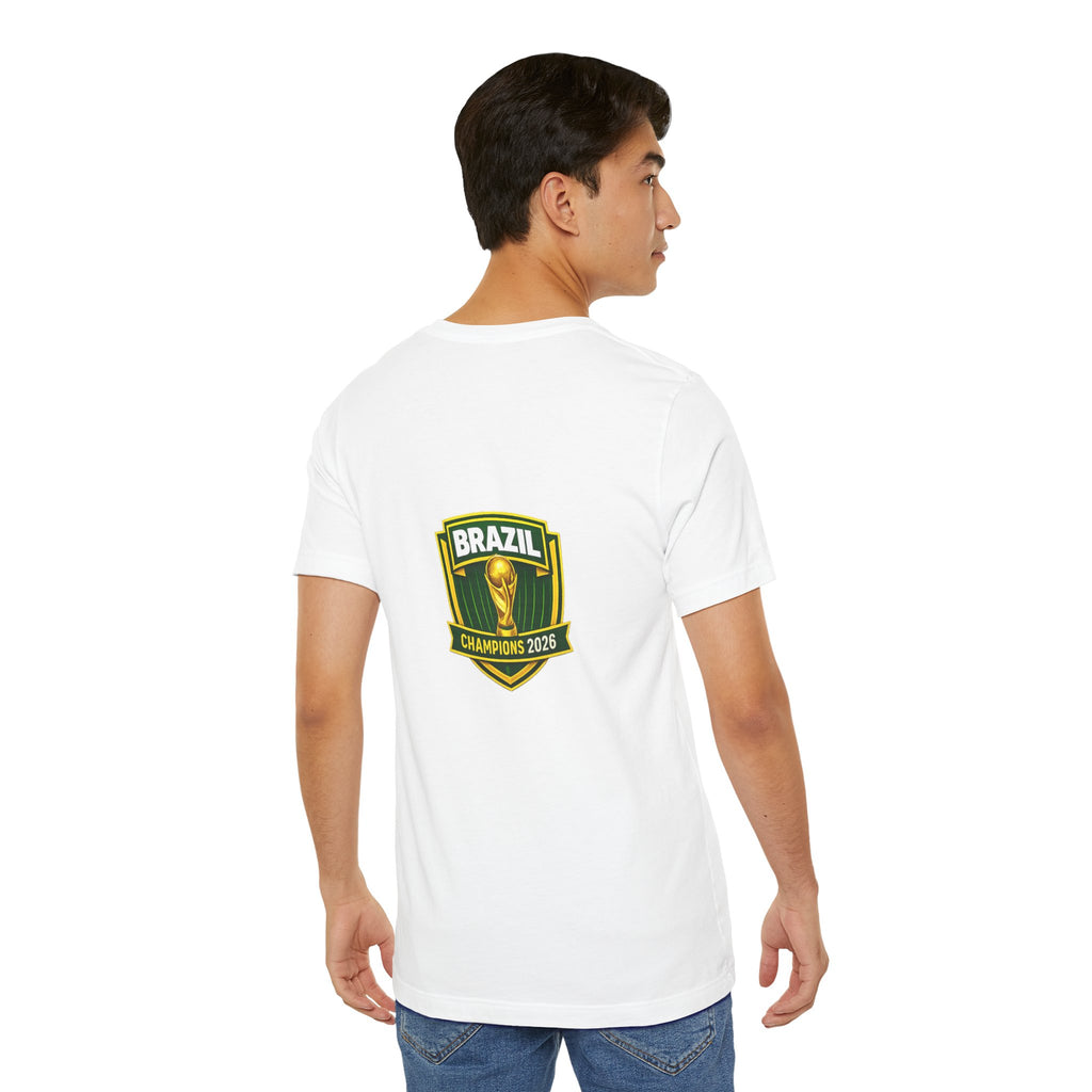 Brazil Flag & Champions 2026 Soccer T-Shirt