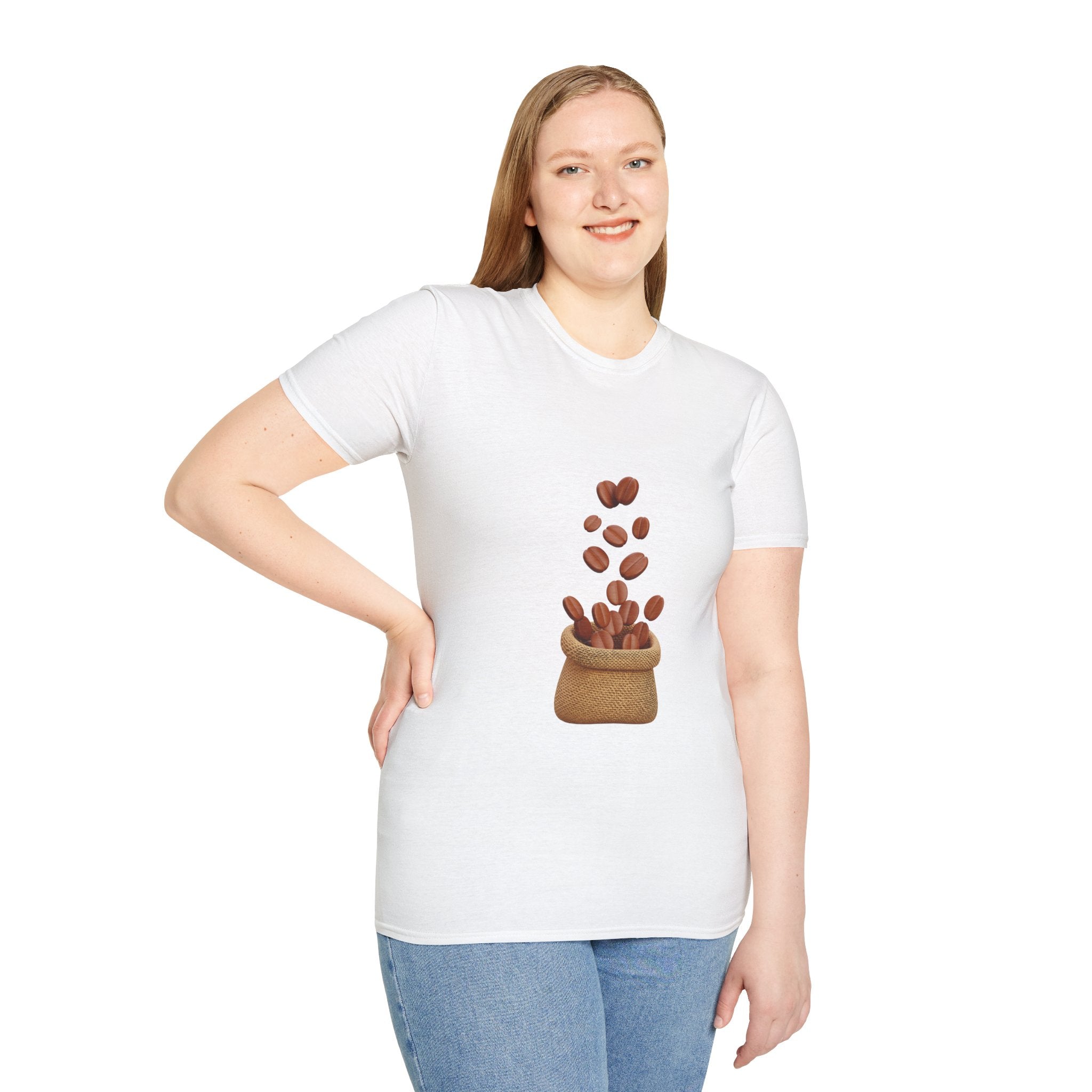 Coffee Lovers T-Shirt — Coffee Beans & Mobile Order Graphic Tee