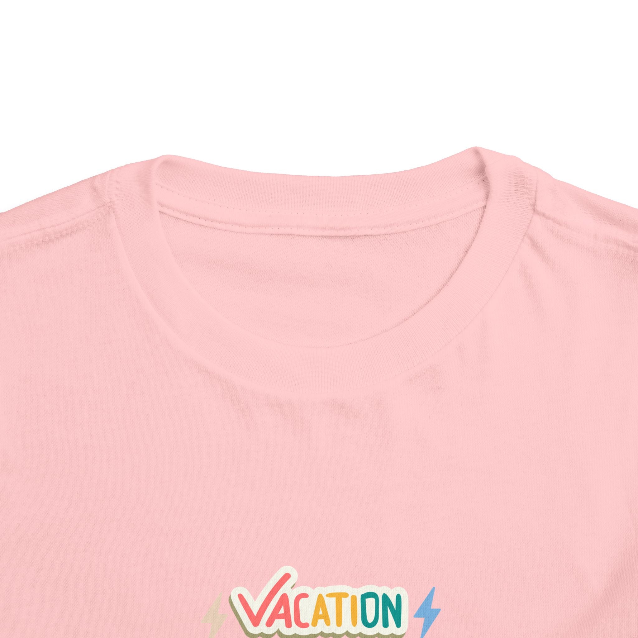 Toddler Tee – "Vacation Mode" Beach Graphic Kids Shirt