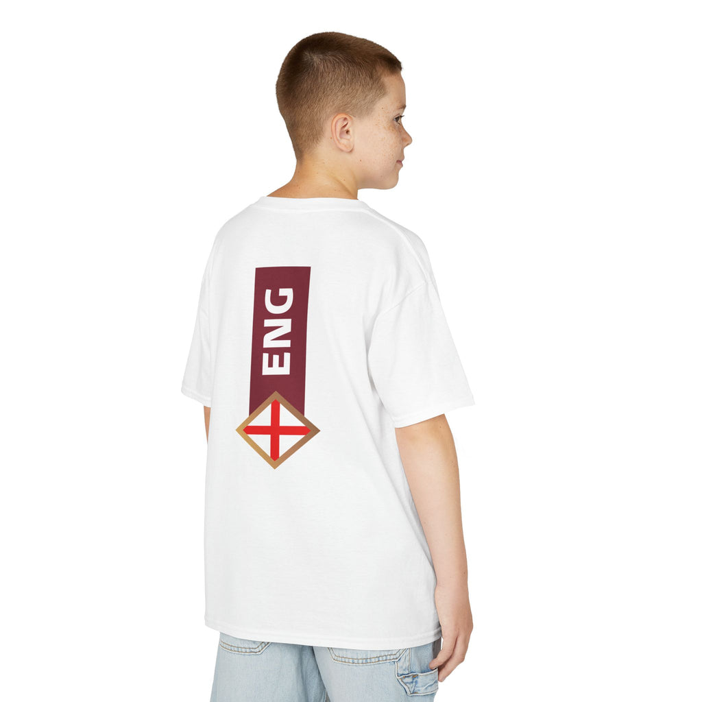 England Flag Kids T‑Shirt — St. George’s Cross Football Fan Tee