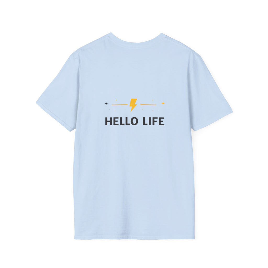 Graduation T-Shirt — "Moving On: Goodbye School, Hello Life" Celebration Tee