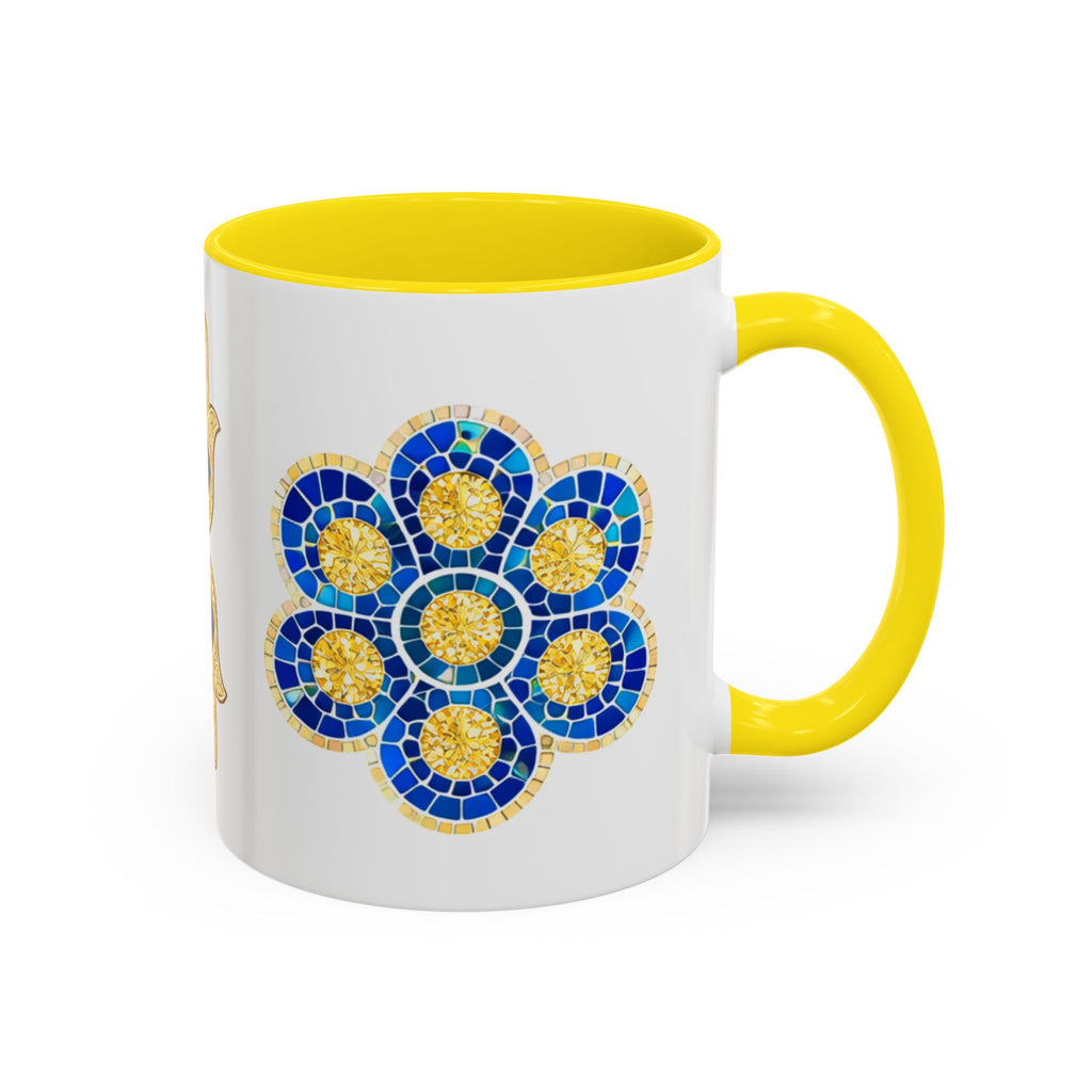 Evil Eye Hamsa Accent Coffee Mug