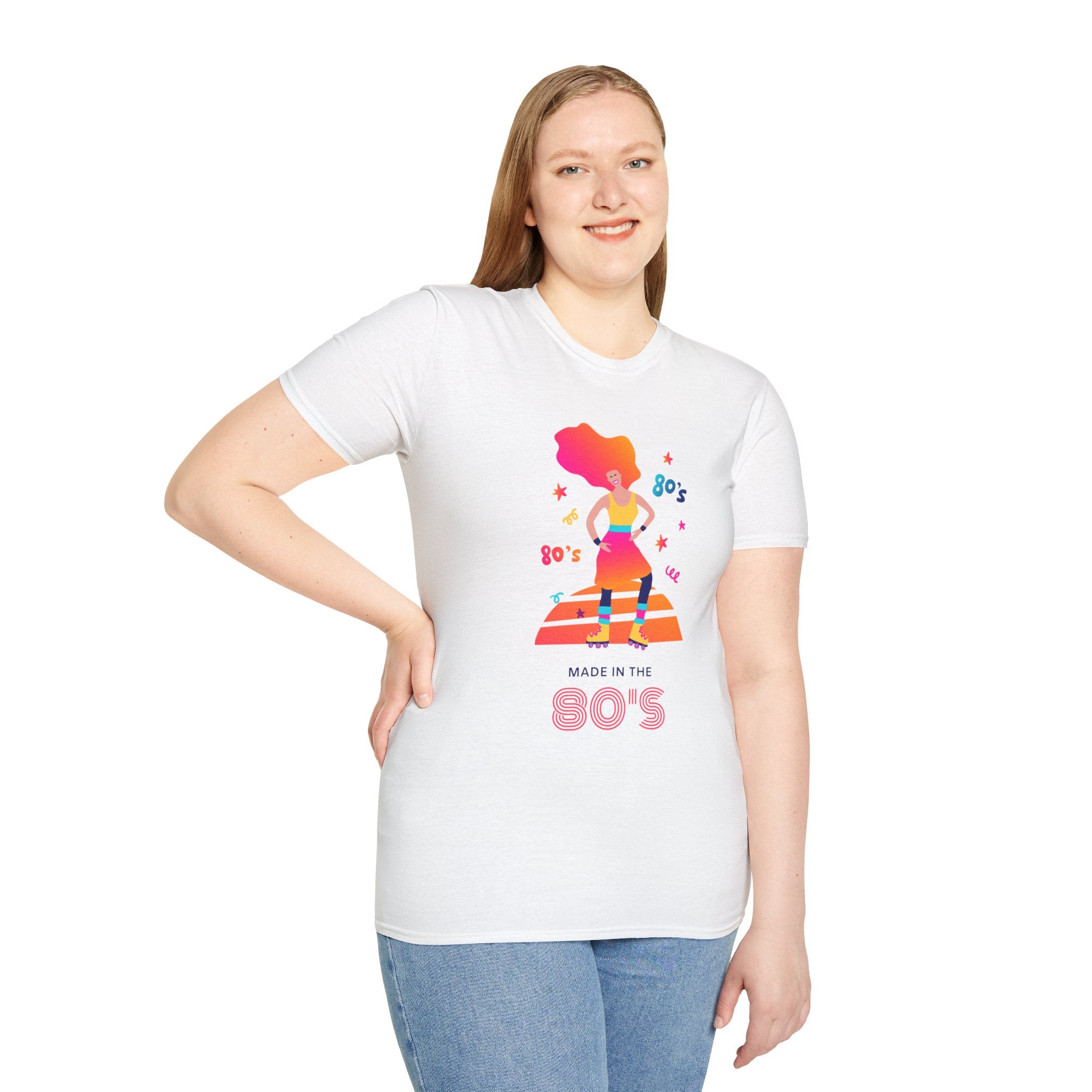 Made in the 80's T‑Shirt — Retro 80s Neon Fitness Graphic Tee