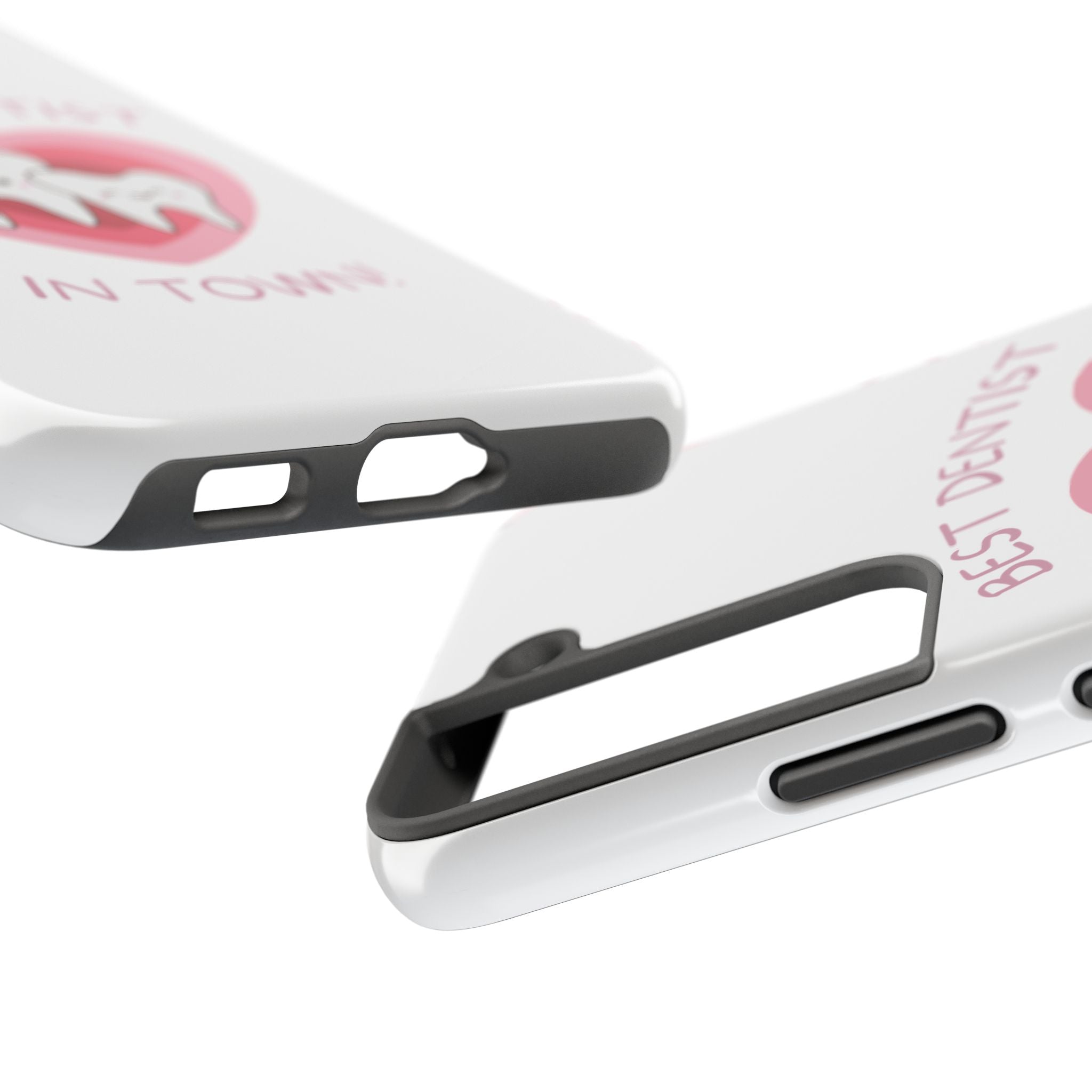 Tough Phone Case — “Best Dentist in Town!” Cute Tooth Heart Design