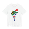 South Africa Cup Soccer T-Shirt — Africa Map Football Fan Tee