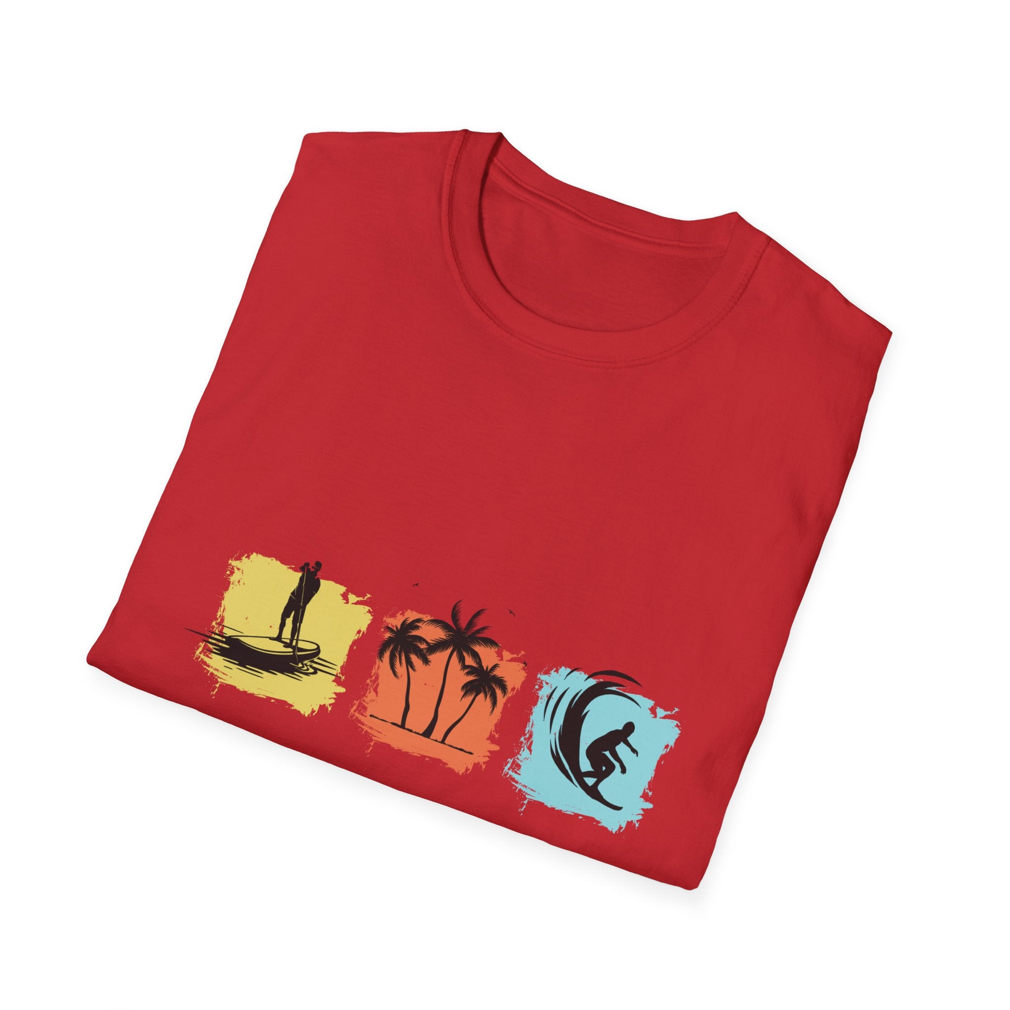 Vacation Vibes T-Shirt — Beach Surf Palm Tree Graphic Tee