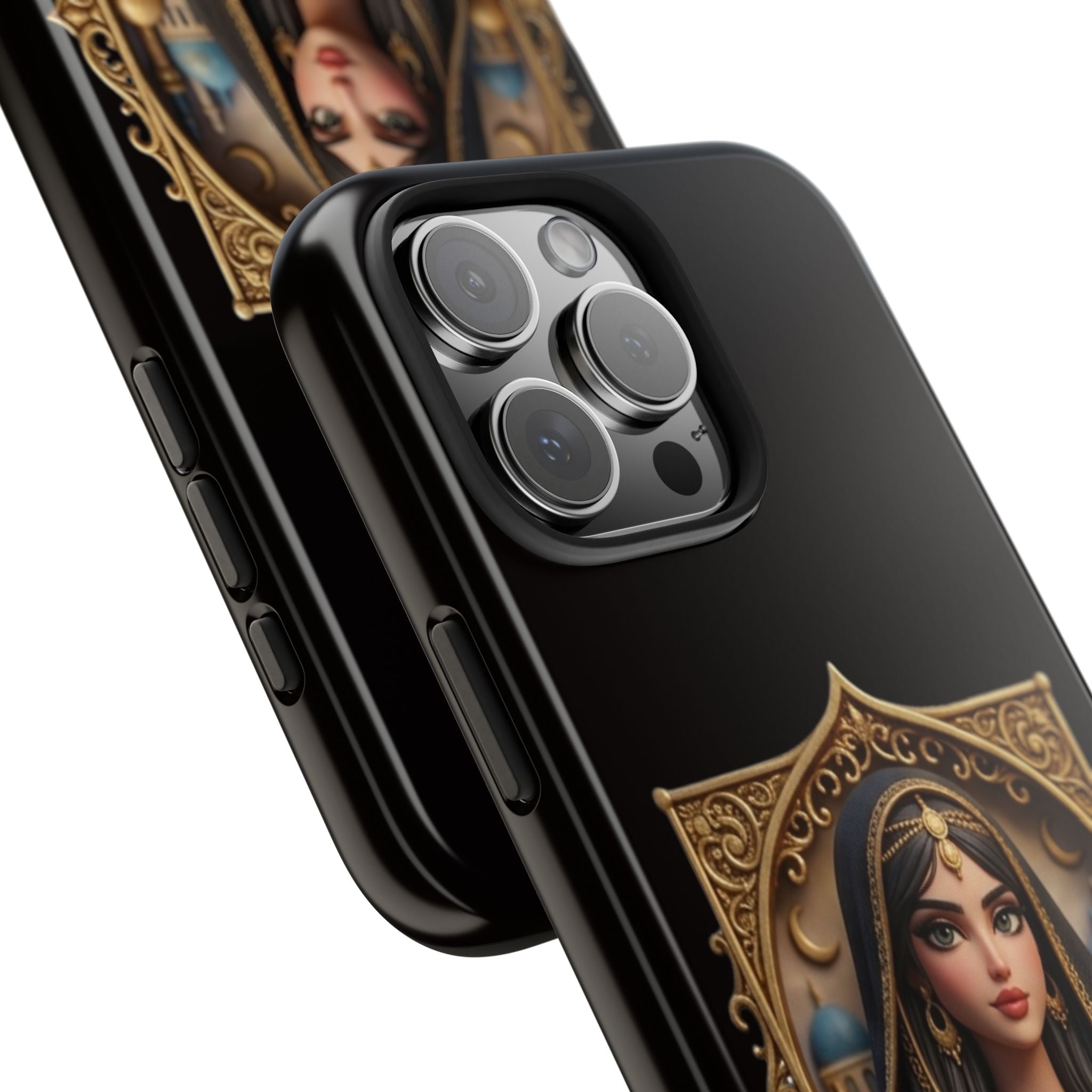 Made in Baghdad Phone Case — Elegant Middle Eastern Portrait Tough Protective Case