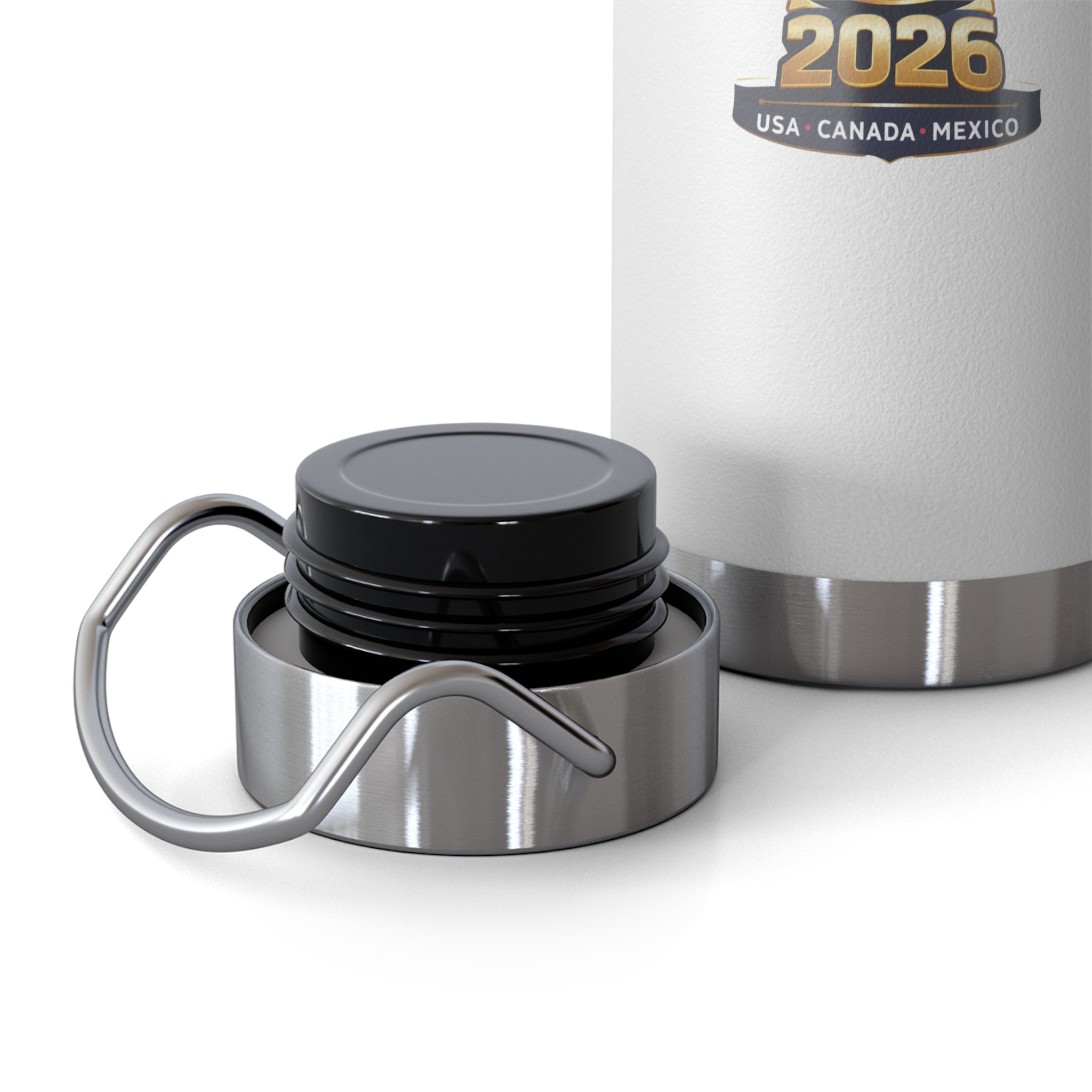 france 2026 Cup Trophy Stainless Steel Water Bottle – Insulated 22oz (France Flag Design)
