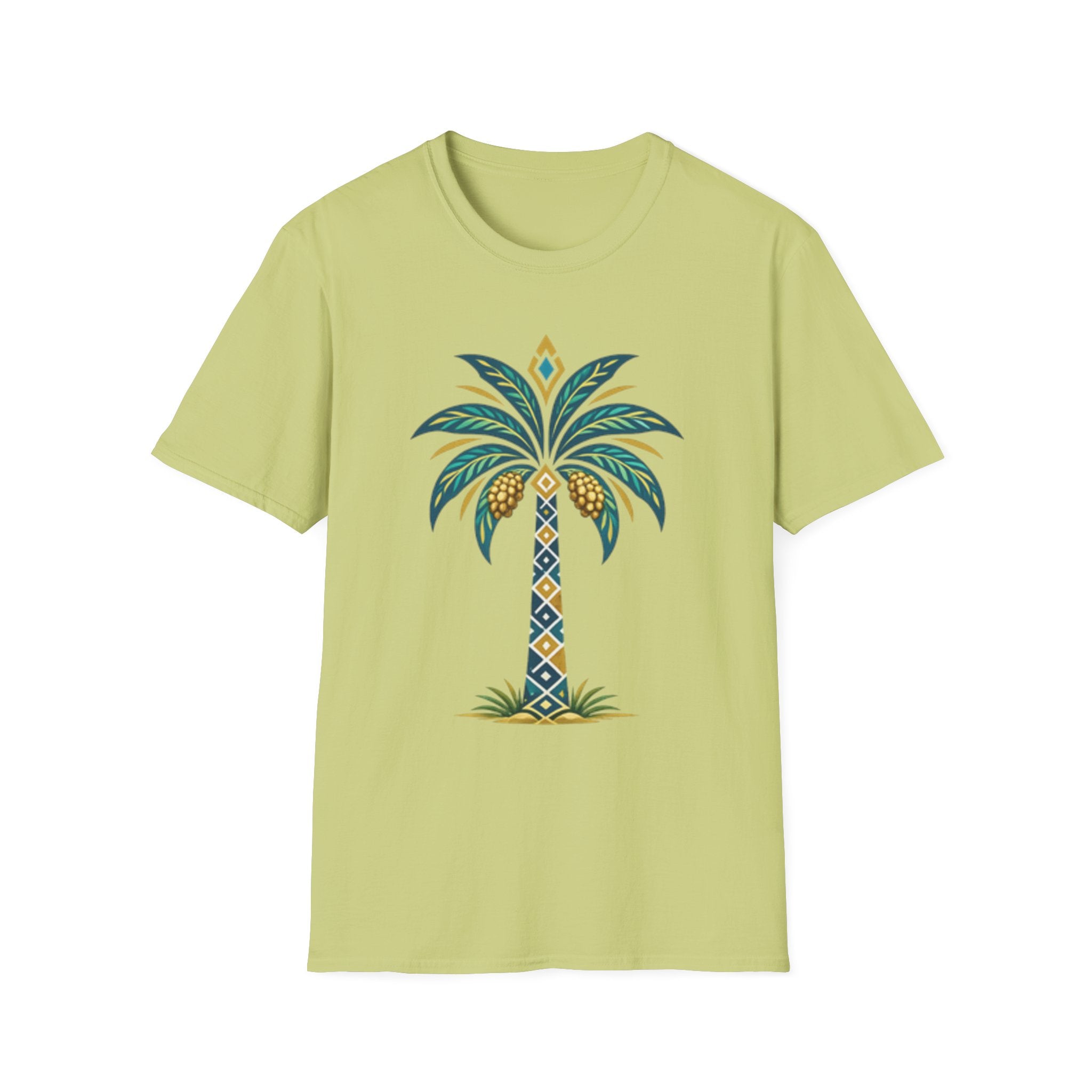 Tropical Patterned Palm Tree Tee