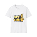 #1 Dad T-Shirt – Foam Finger "#1 DAD" Father's Day Tee