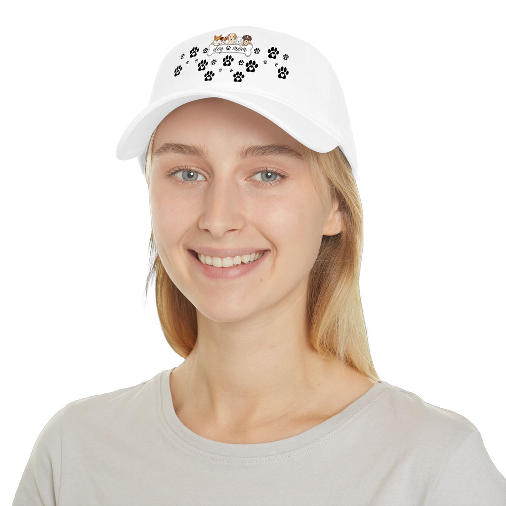 Pet Lover Paw Print Baseball Cap — Cute Dogs & Cats “Paws & Love” Hat