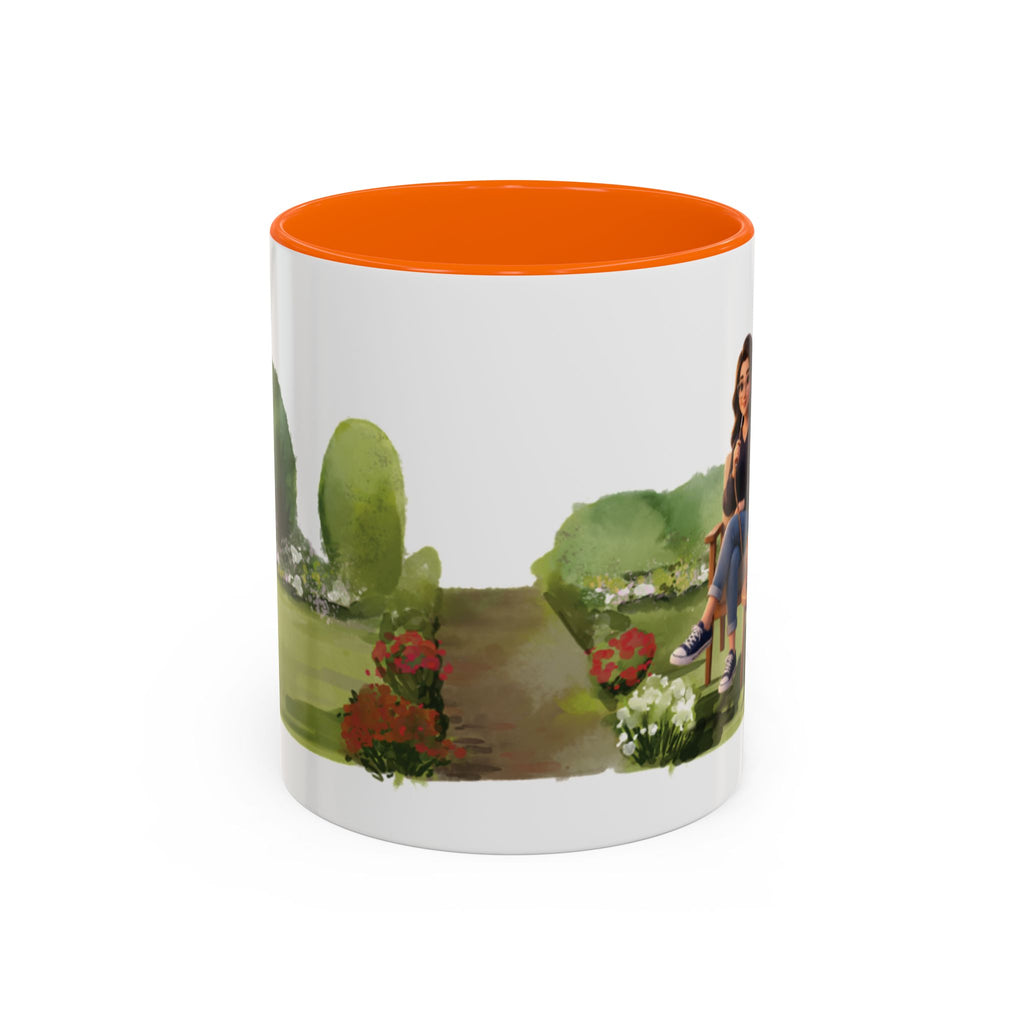 Cozy Hookah Garden Illustration Mug