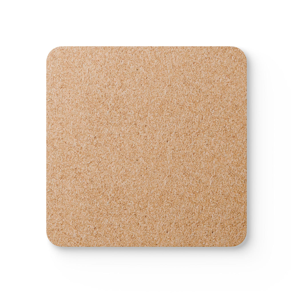 Evil Eye Mandala Cork Coaster Set – Protective Blue Hamsa Drink Coasters (4-Pack)