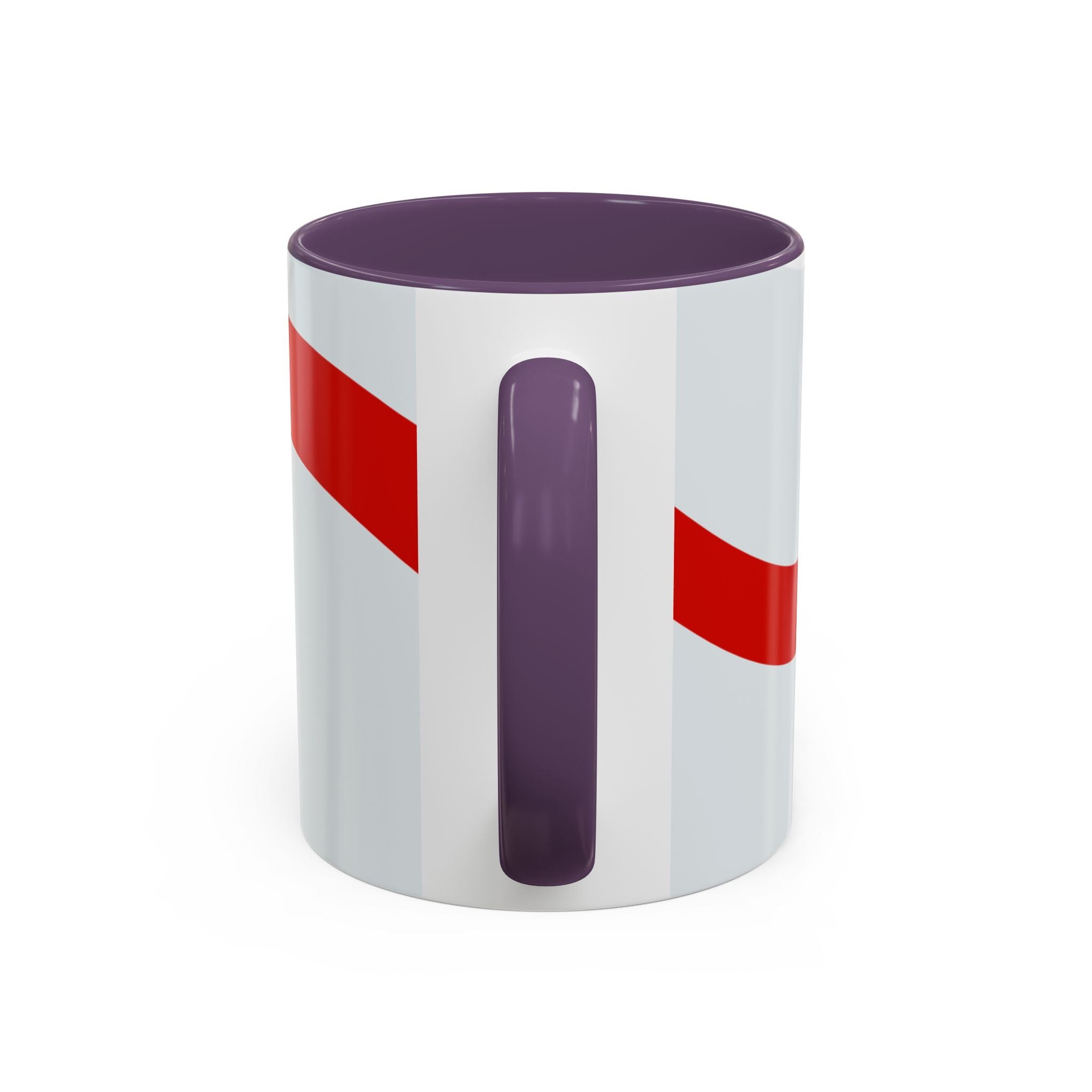 England 2026 Football Cup Accent Mug — Lion & St. George Soccer Coffee Cup (11/15oz)