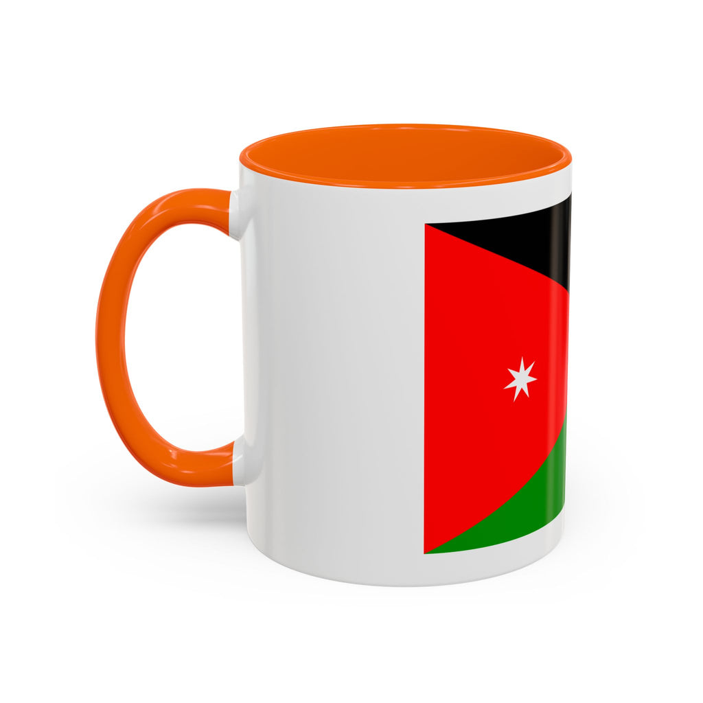 Jordan Flag Accent Coffee Mug – Patriotic Jordanian Tea & Coffee Cup (11/15oz)