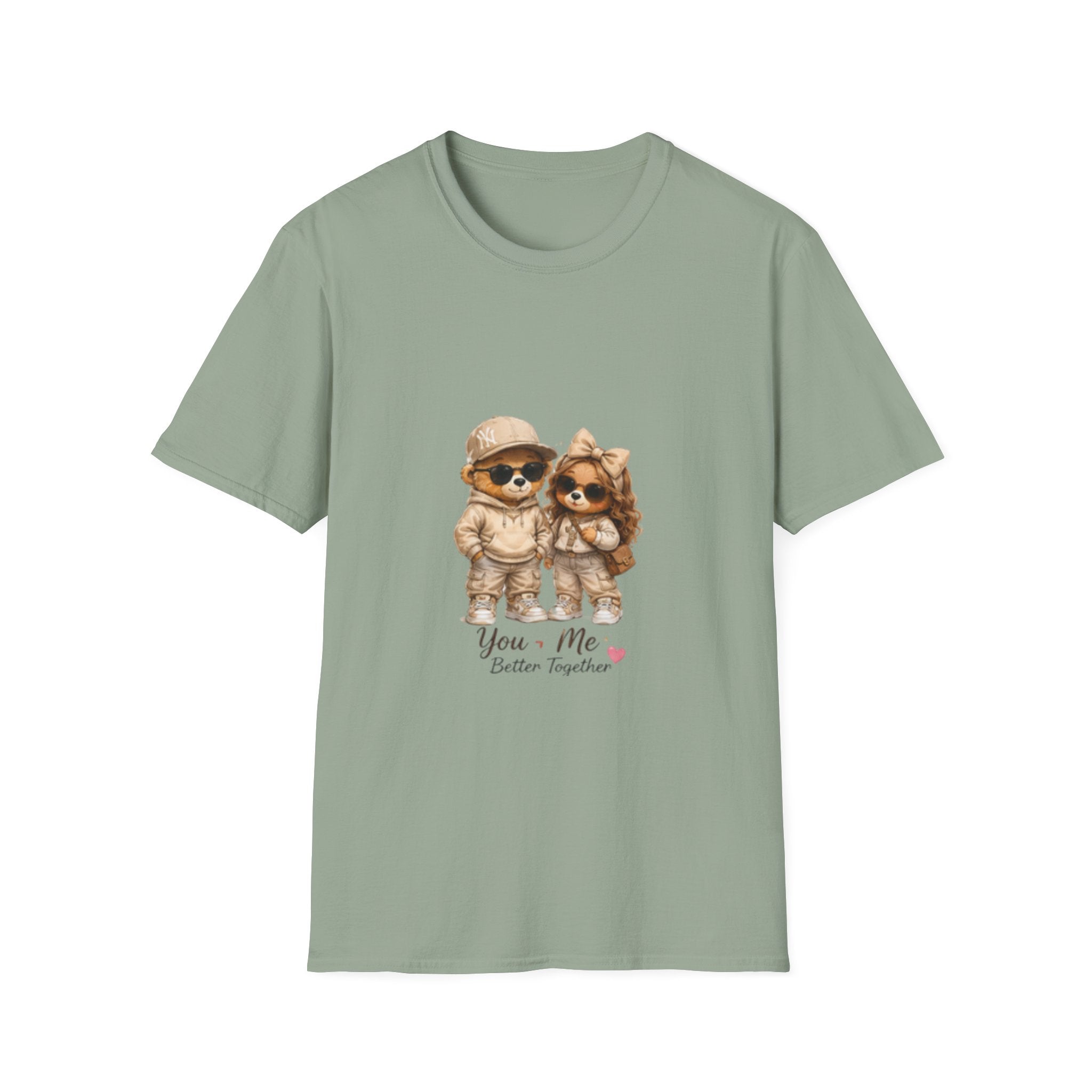 Pomeranian Couple unisex T-Shirt – 'You + Me Forever Together' Cute Dog Lover Tee