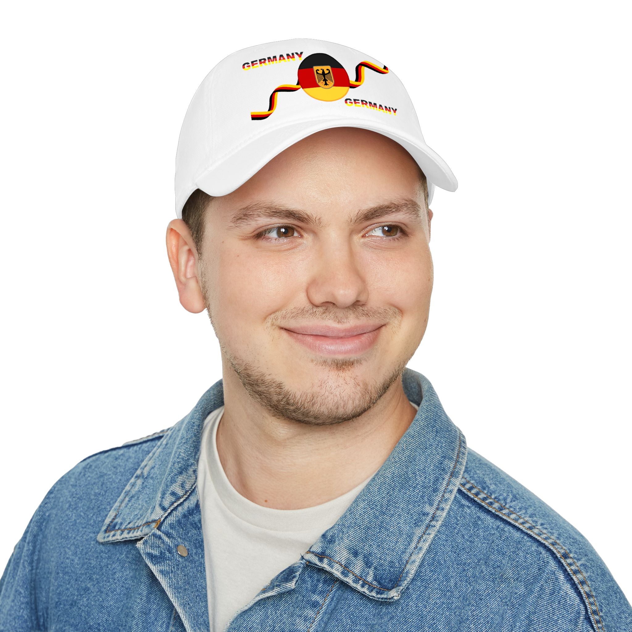 Germany Flag Baseball Cap — German Crest Ribbon Hat