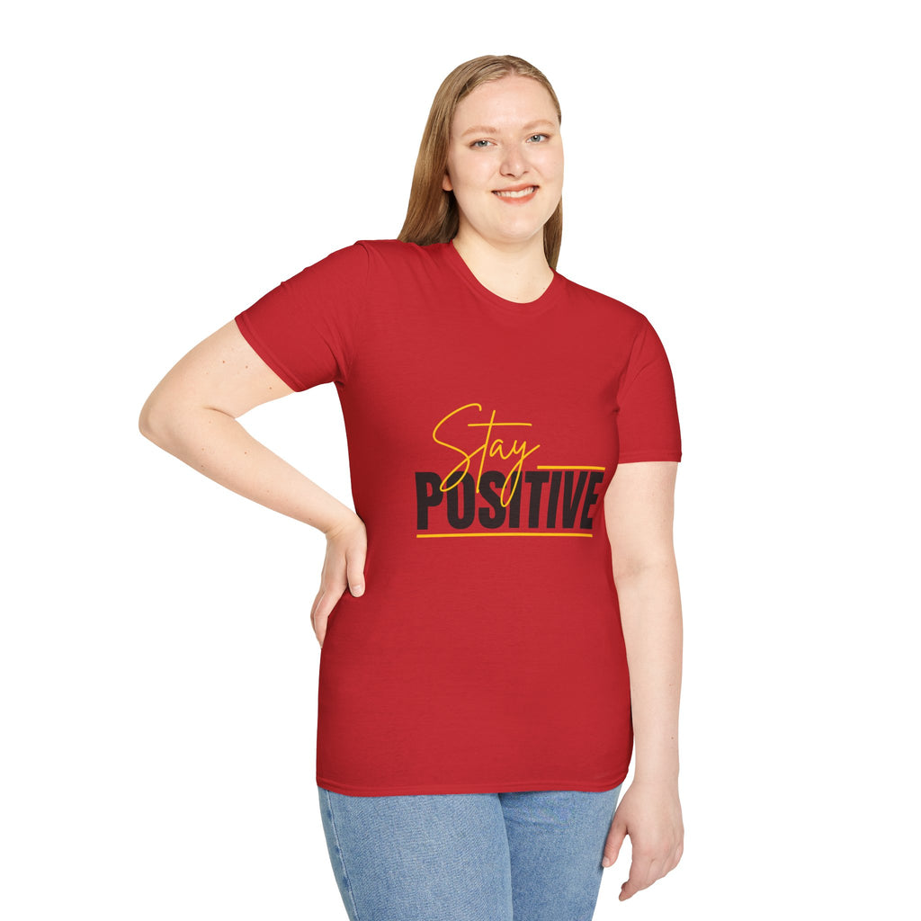 Stay Positive T-Shirt — Inspirational Motivational Graphic Tee
