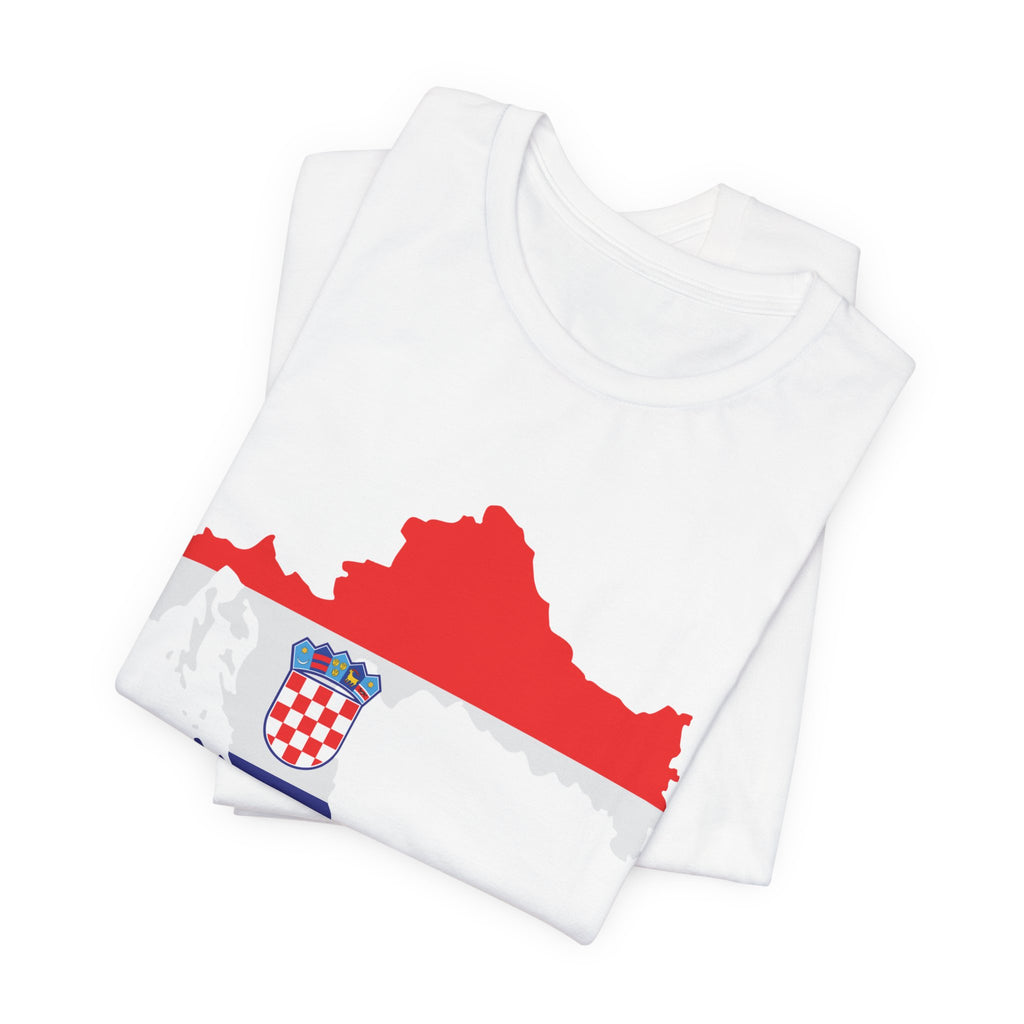 Croatia Map & “Croatia 2026” Soccer Fan T-Shirt