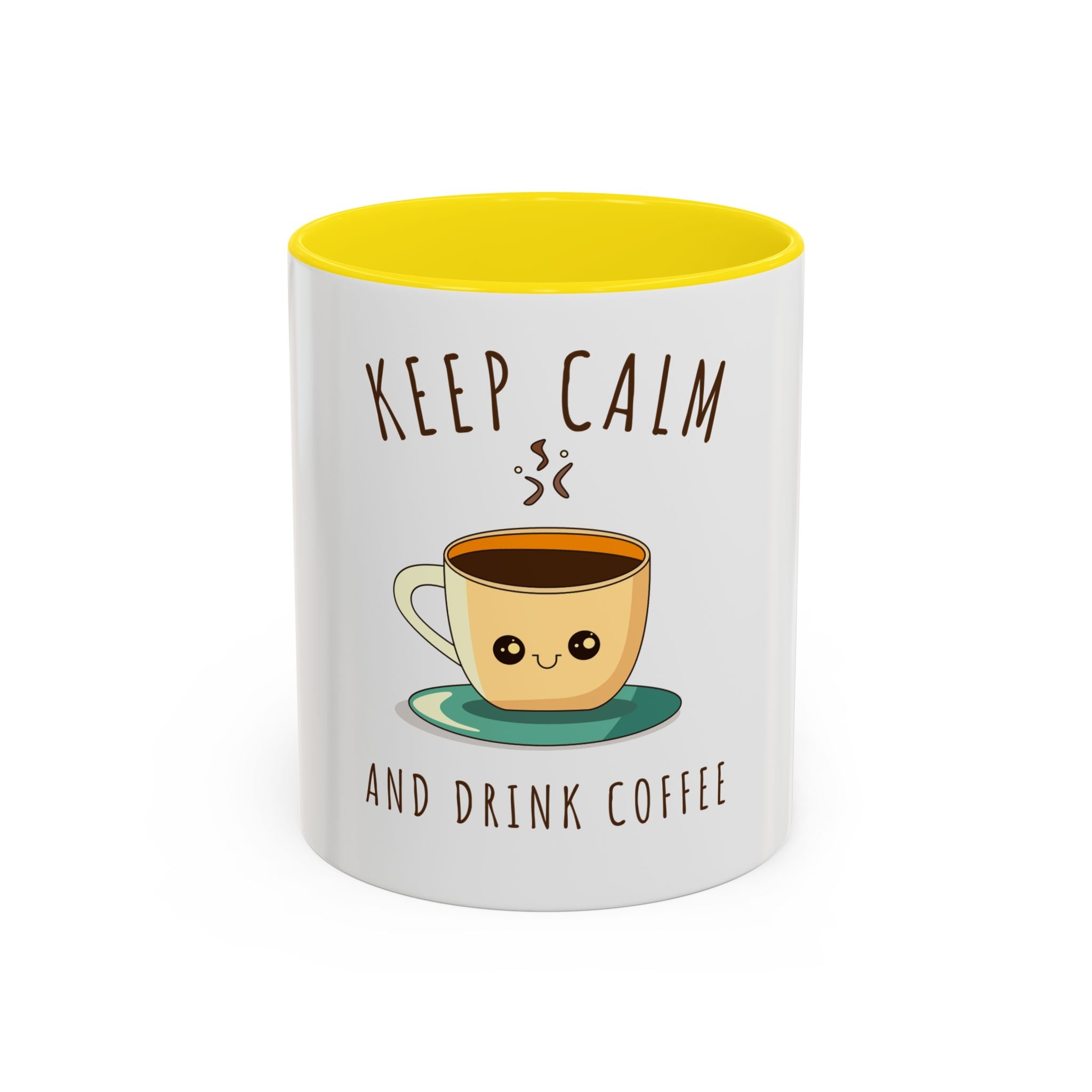 Keep calm & drink coffee Accent Coffee Mug (11, 15oz)