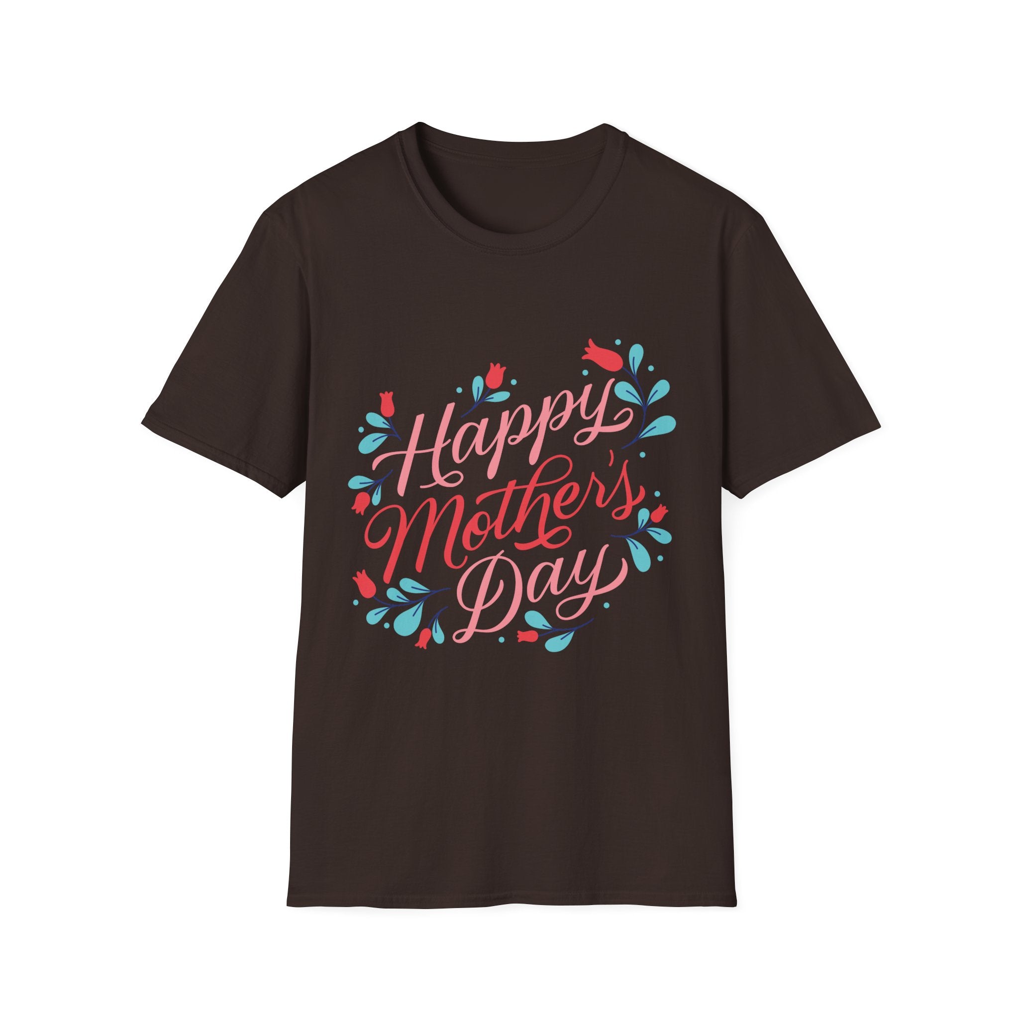 Mother's Day T-Shirt — "Happy Mother's Day" Floral Tee