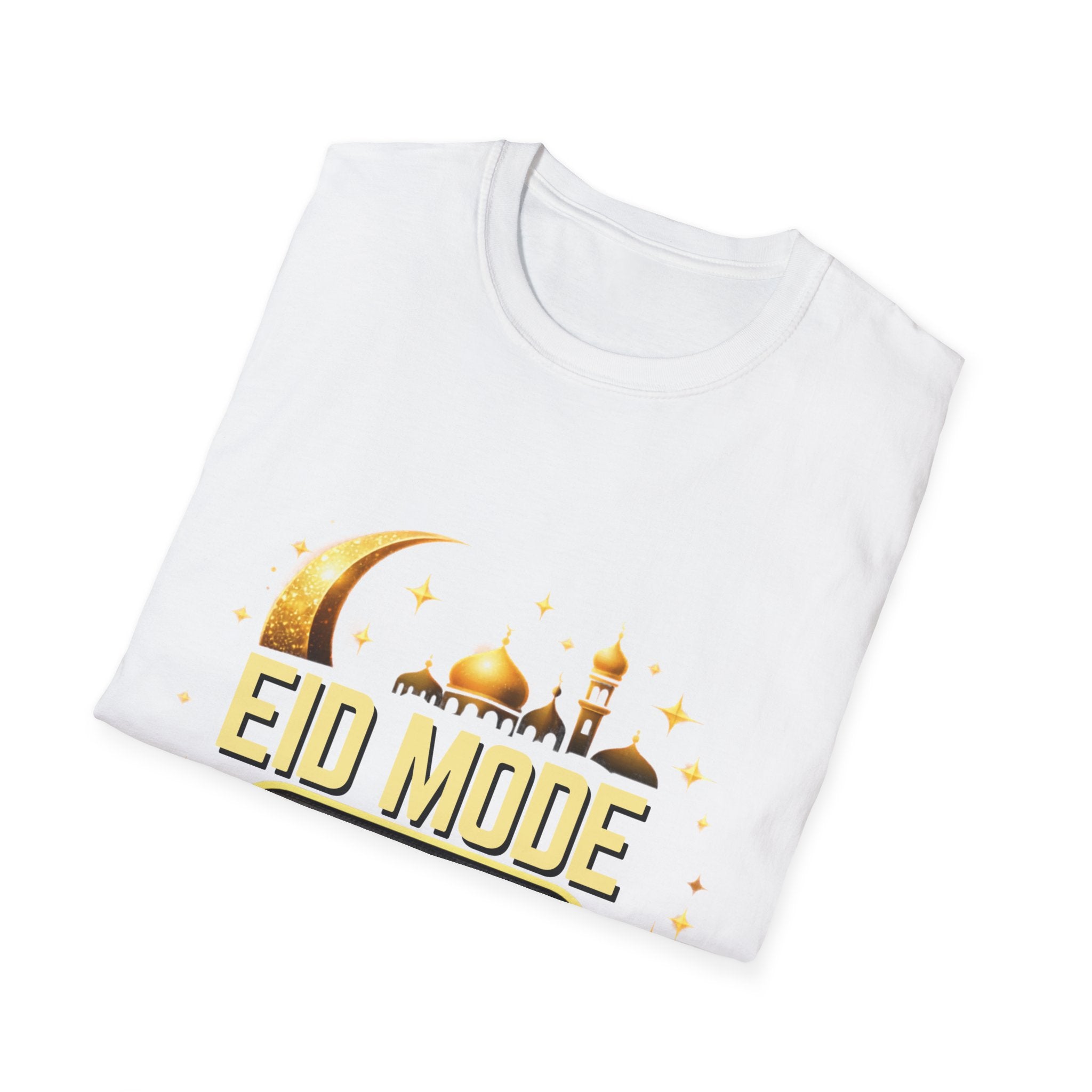 Eid Mode On T-Shirt — Festive Ramadan & Eid Celebration Tee