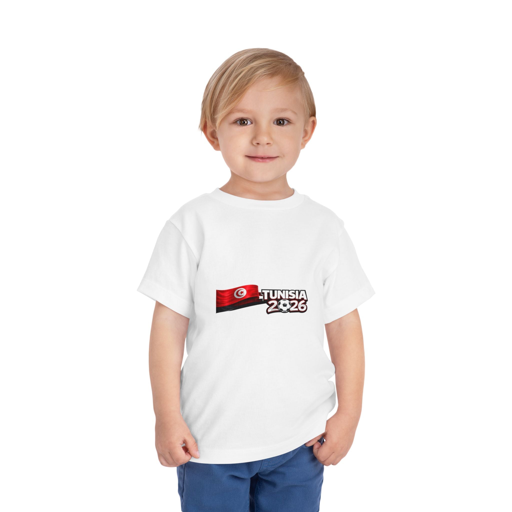 Tunisian Toddler Tee – Tunisia 2026 Flag Design