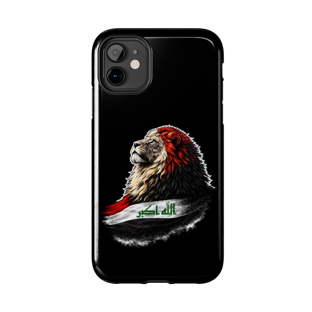 Iraq Lion Tough Phone Case — Protective iPhone Case with Iraqi Flag Design