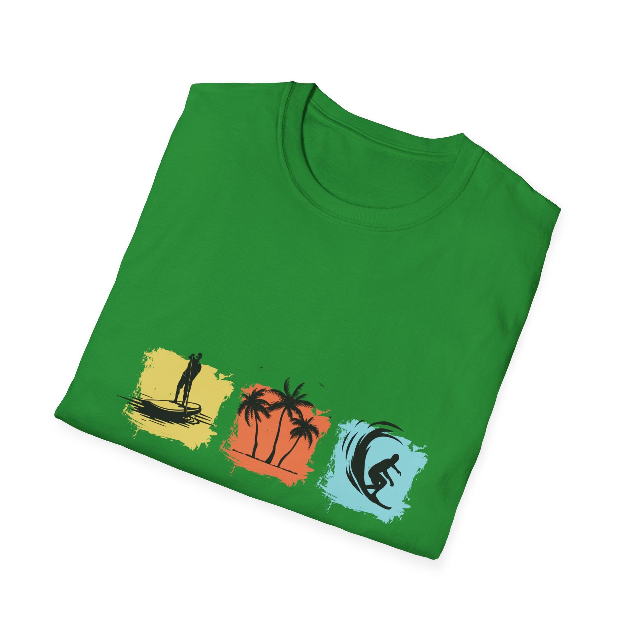 Vacation Vibes T-Shirt — Beach Surf Palm Tree Graphic Tee