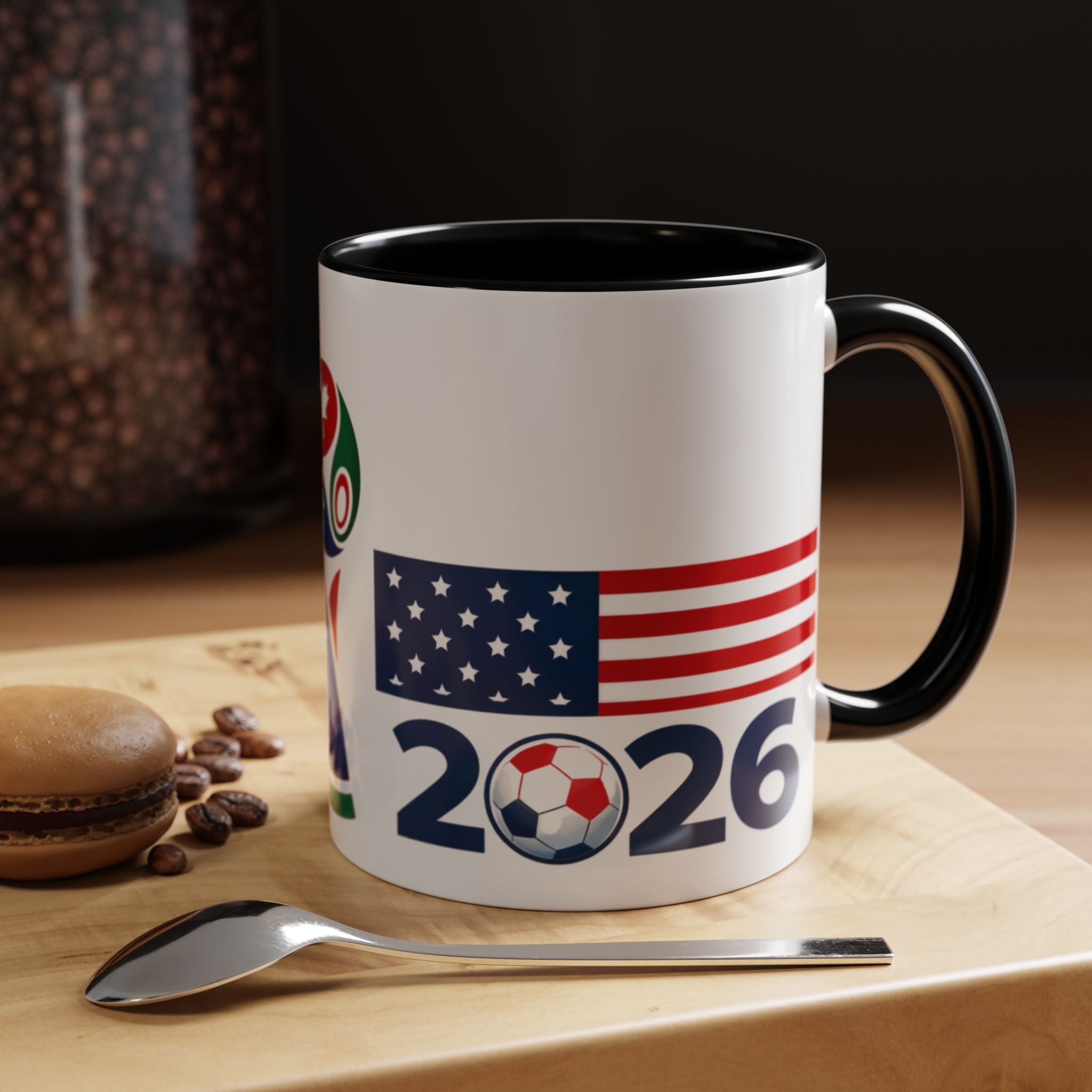 2026 cup USA+Canada Soccer Coffee Mug — 11/15oz Accent