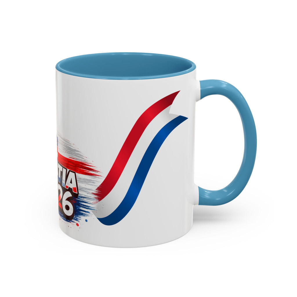 Croatia 2026 Soccer Mug – Croatia Flag Football Fan Coffee Cup (11/15oz)