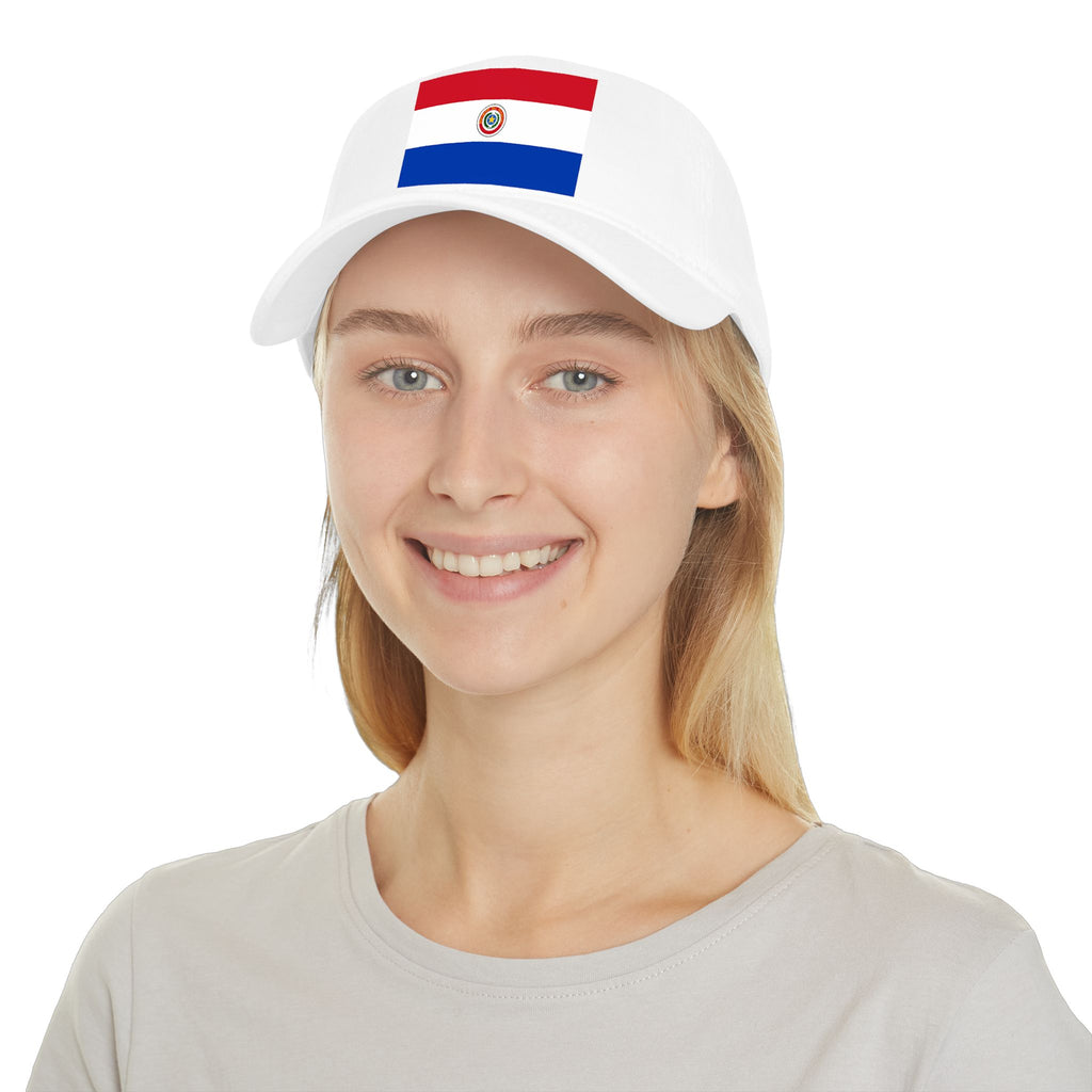 Paraguay Flag Baseball Cap - Low Profile Embroidered Tricolor Hat