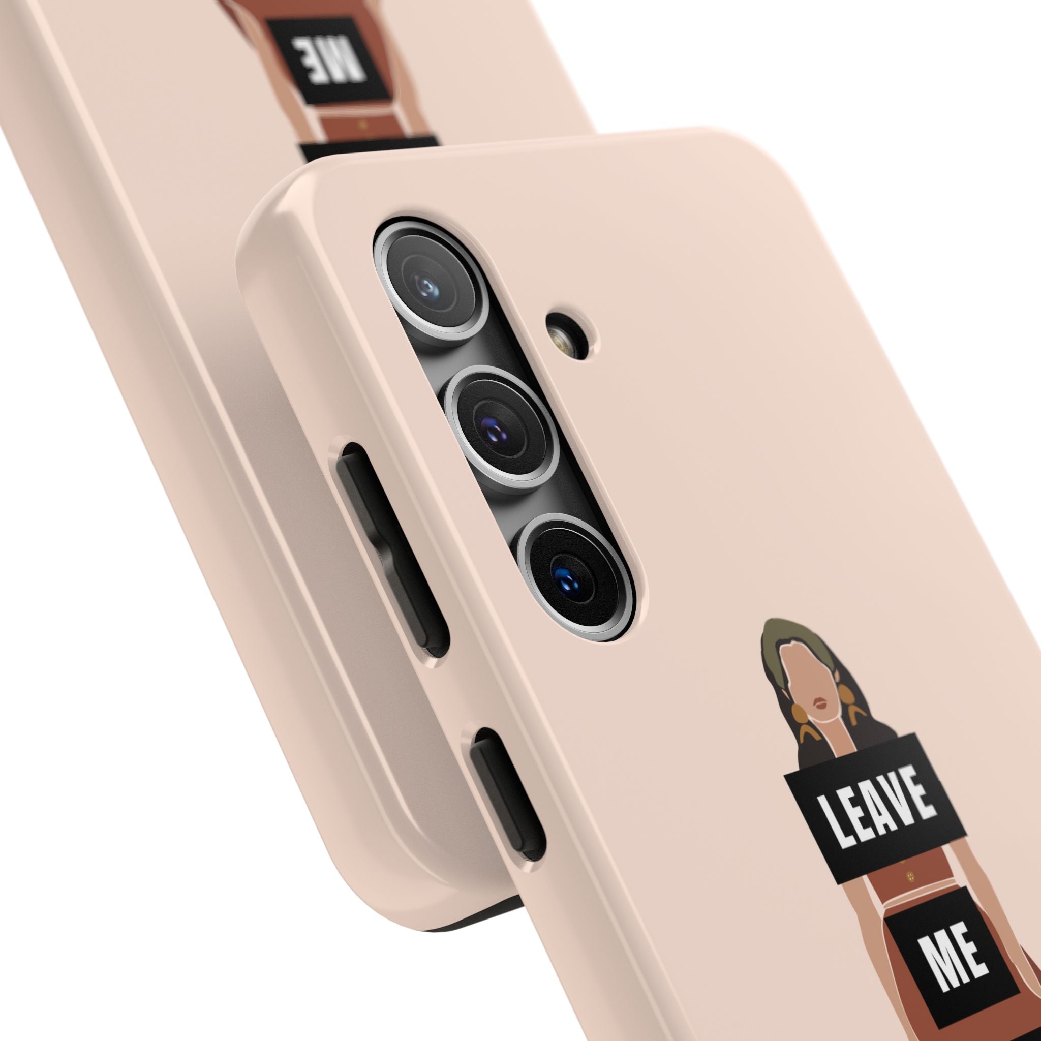 Leave Me Alone Phone Case — Tough Protective iPhone Case with Bold Statement Design