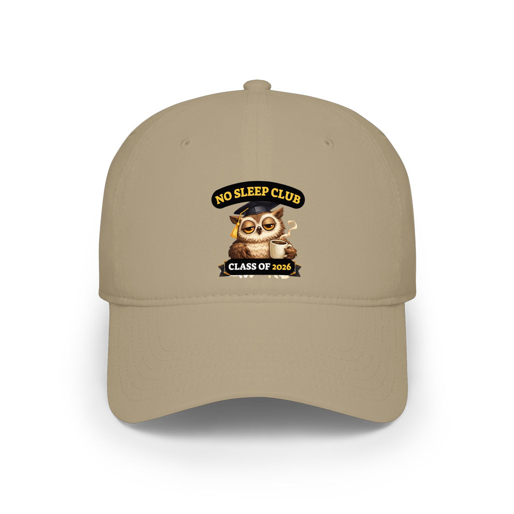 No Sleep Club Class of 2023 Cap — Graduation Owl Baseball Hat
