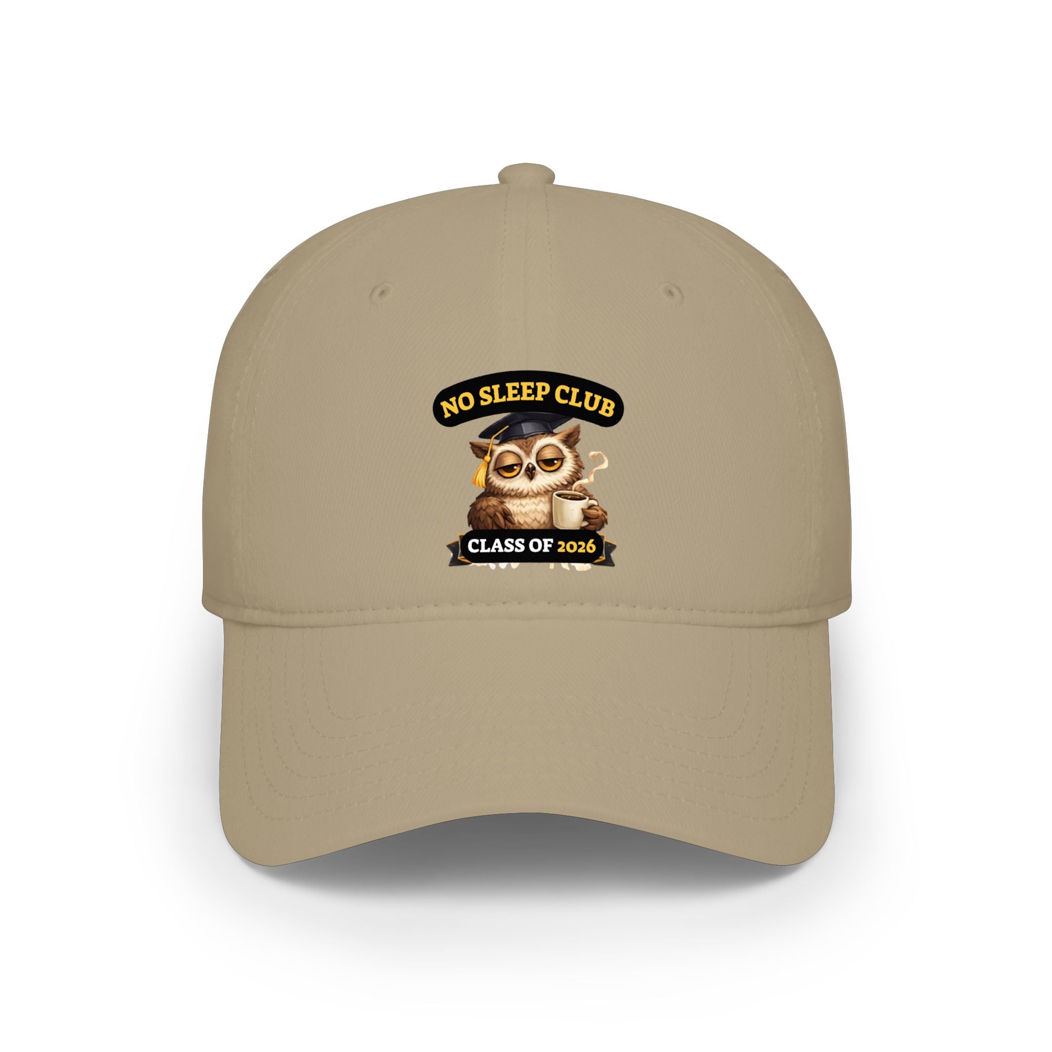 No Sleep Club Class of 2023 Cap — Graduation Owl Baseball Hat