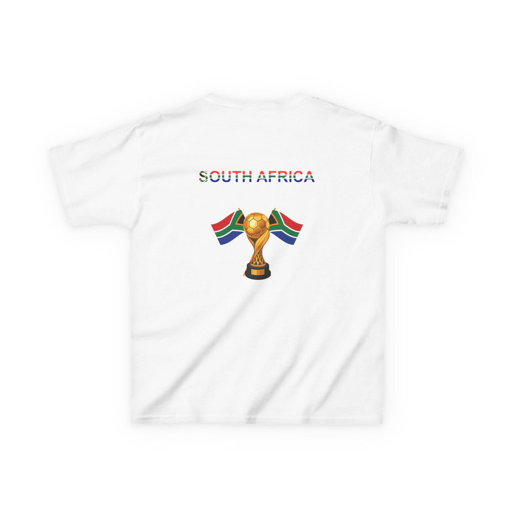 South Africa Flag Kids T-Shirt — South Africa Flag & Cup Trophy Tee