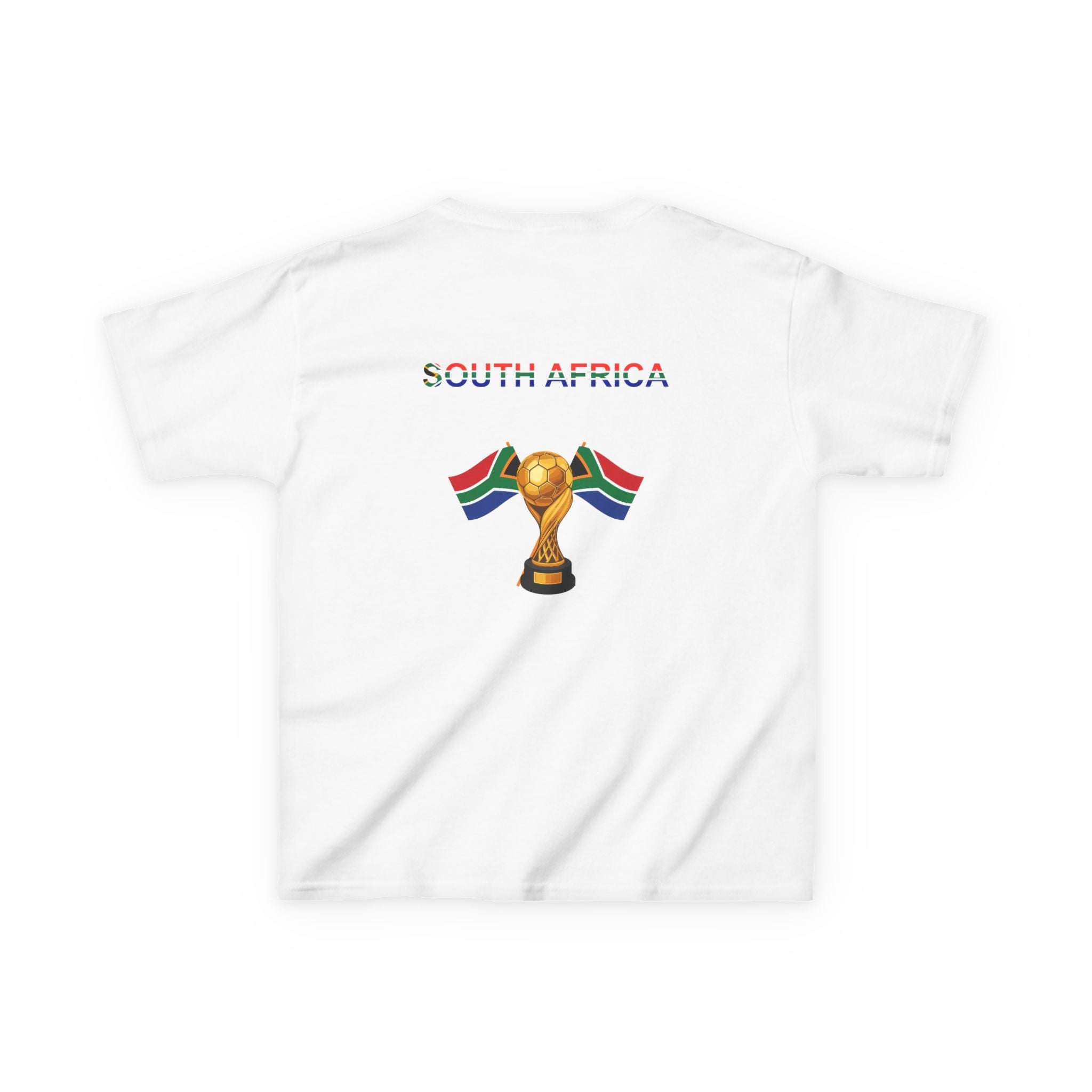South Africa Flag Kids T-Shirt — South Africa Flag & Cup Trophy Tee