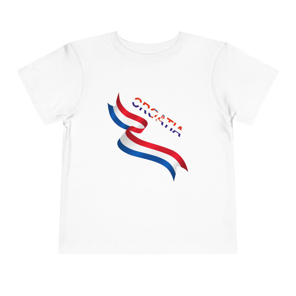 Croatia Toddler Tee — Kids Croatian Flag Shirt