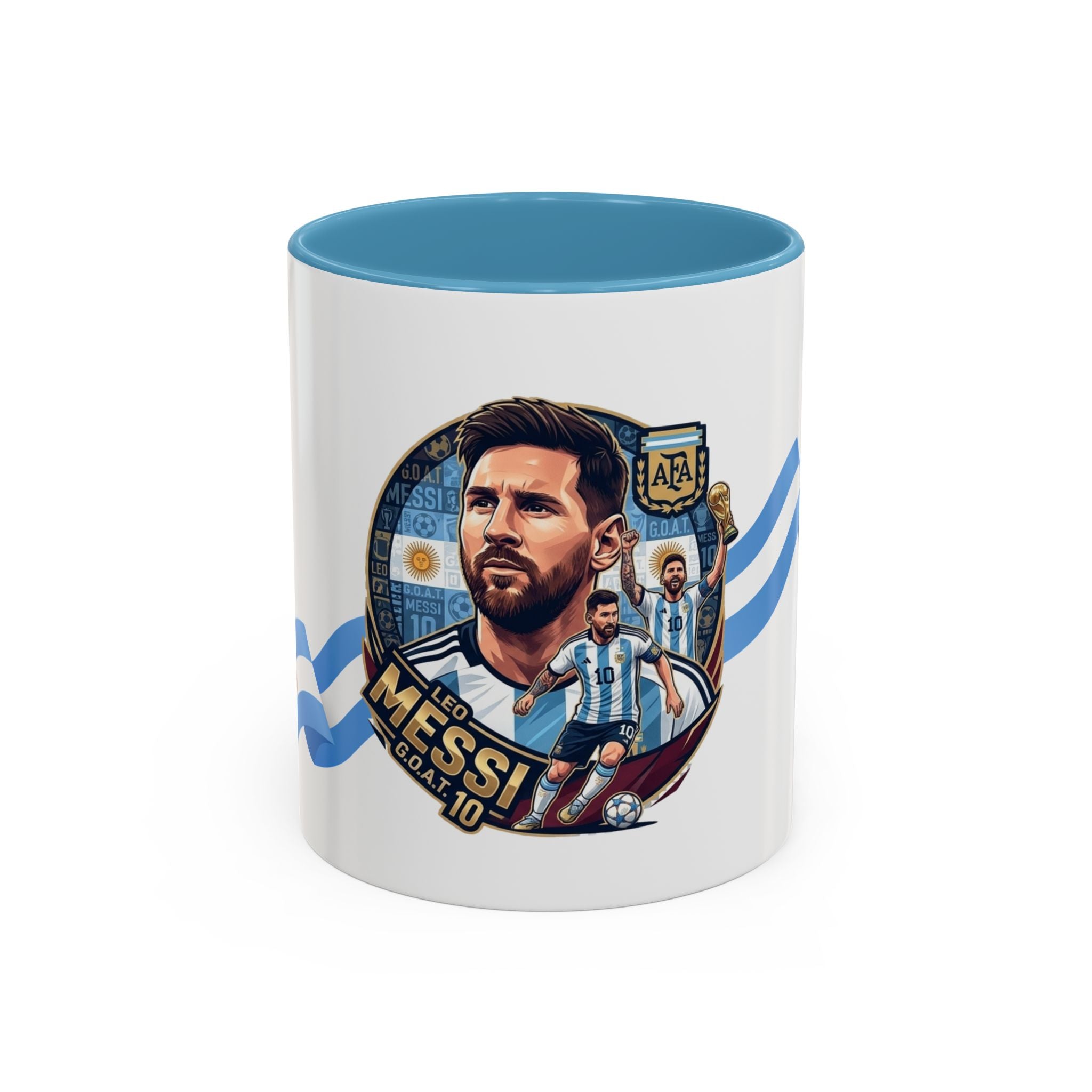 Argentina Soccer Player Coffee Mug – National Flag Accent