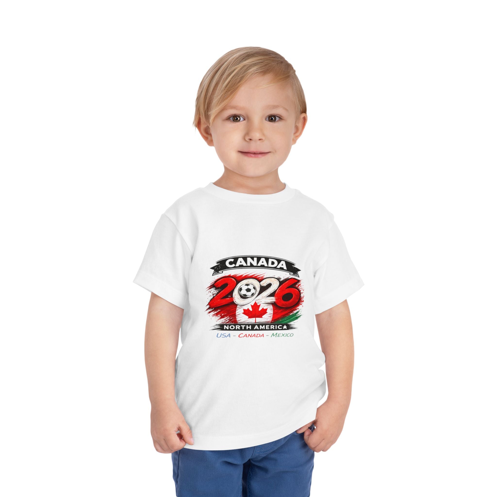Canada 2026 Soccer Toddler Tee — North America USA·Canada·Mexico Cup Pride